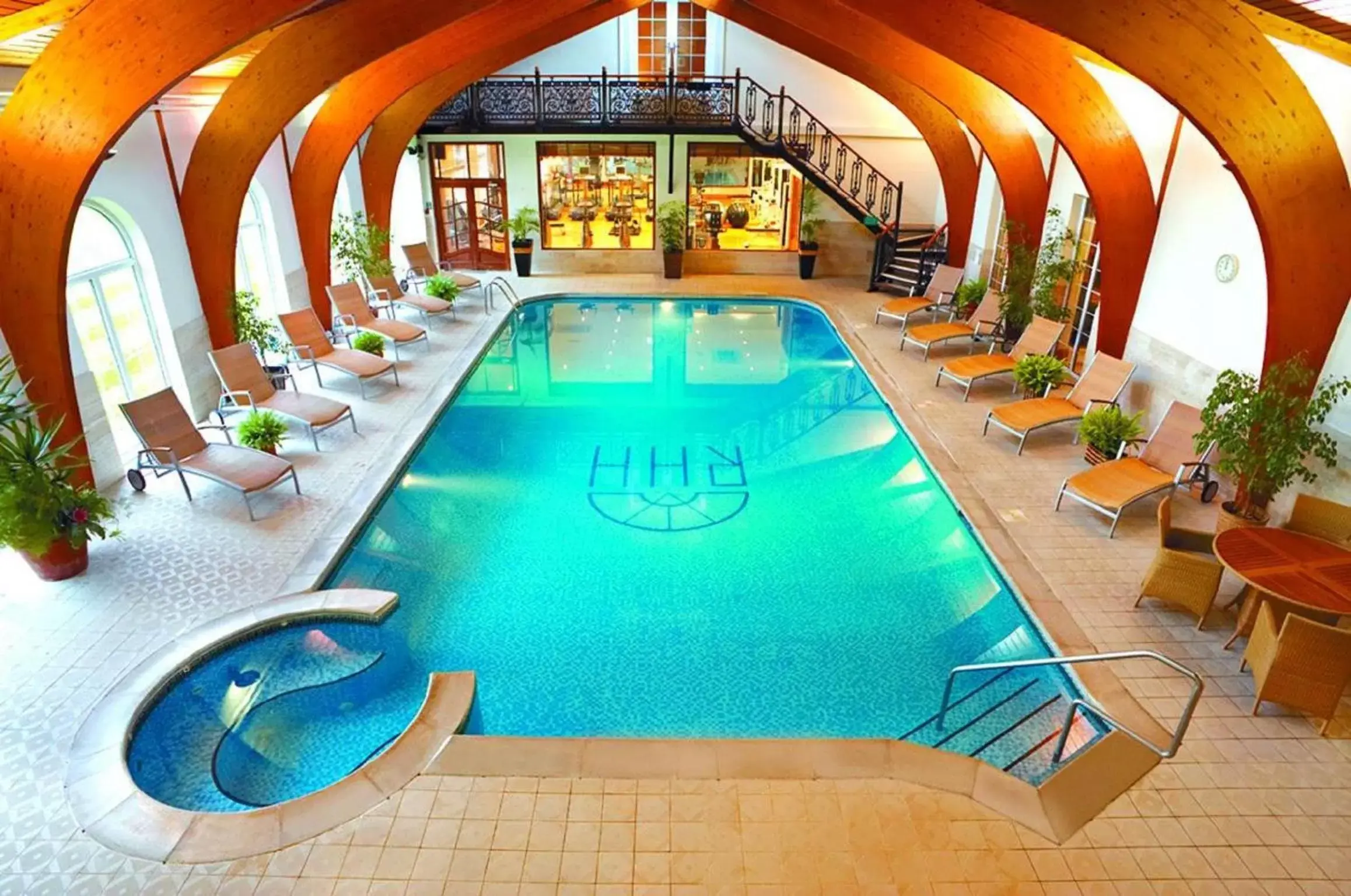 Pool view, Swimming Pool in Rowton Hall Hotel and Spa