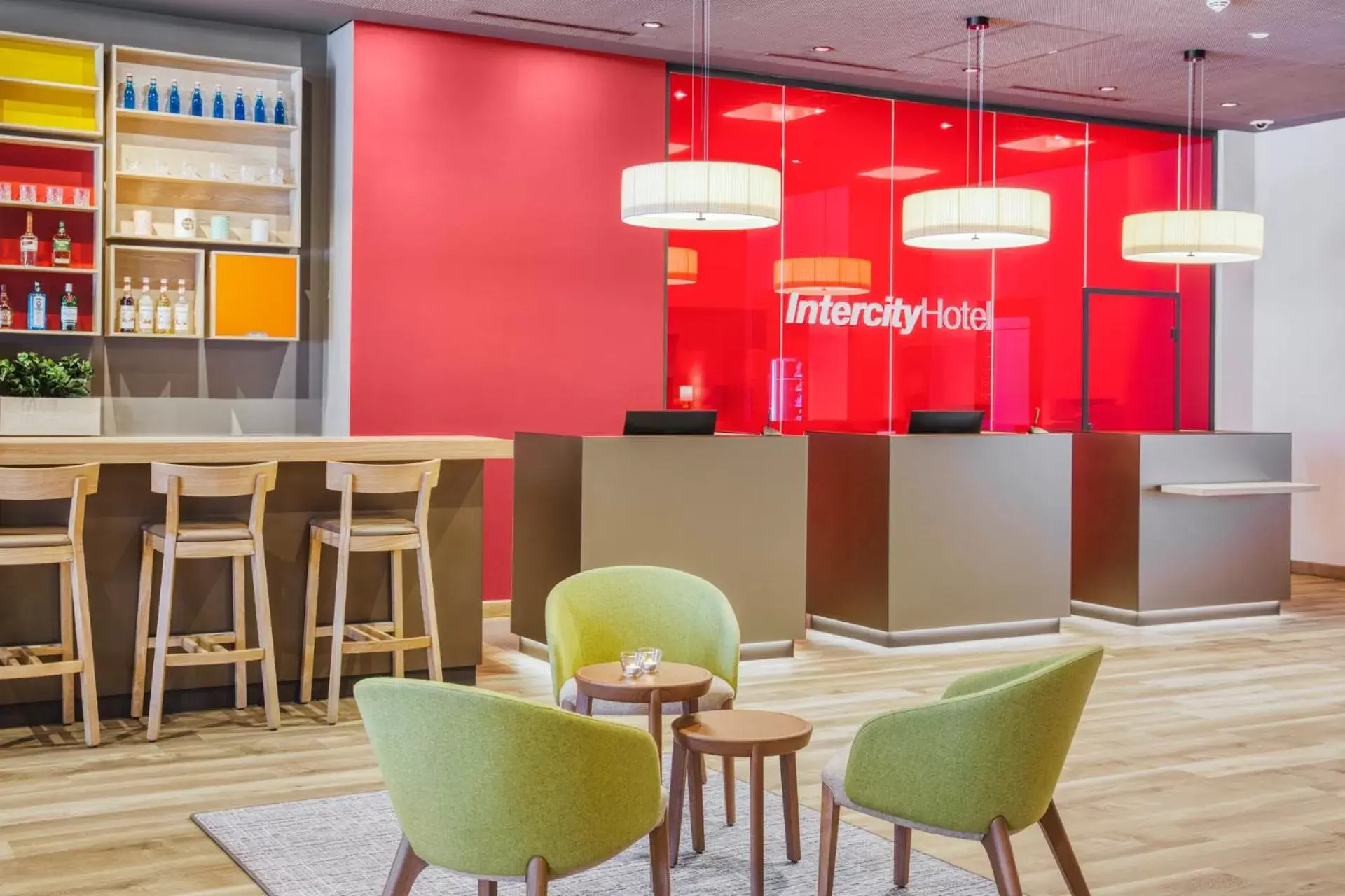 Lobby or reception in IntercityHotel Hamburg-Barmbek Lobby or reception in IntercityHotel Hamburg-Barmbek