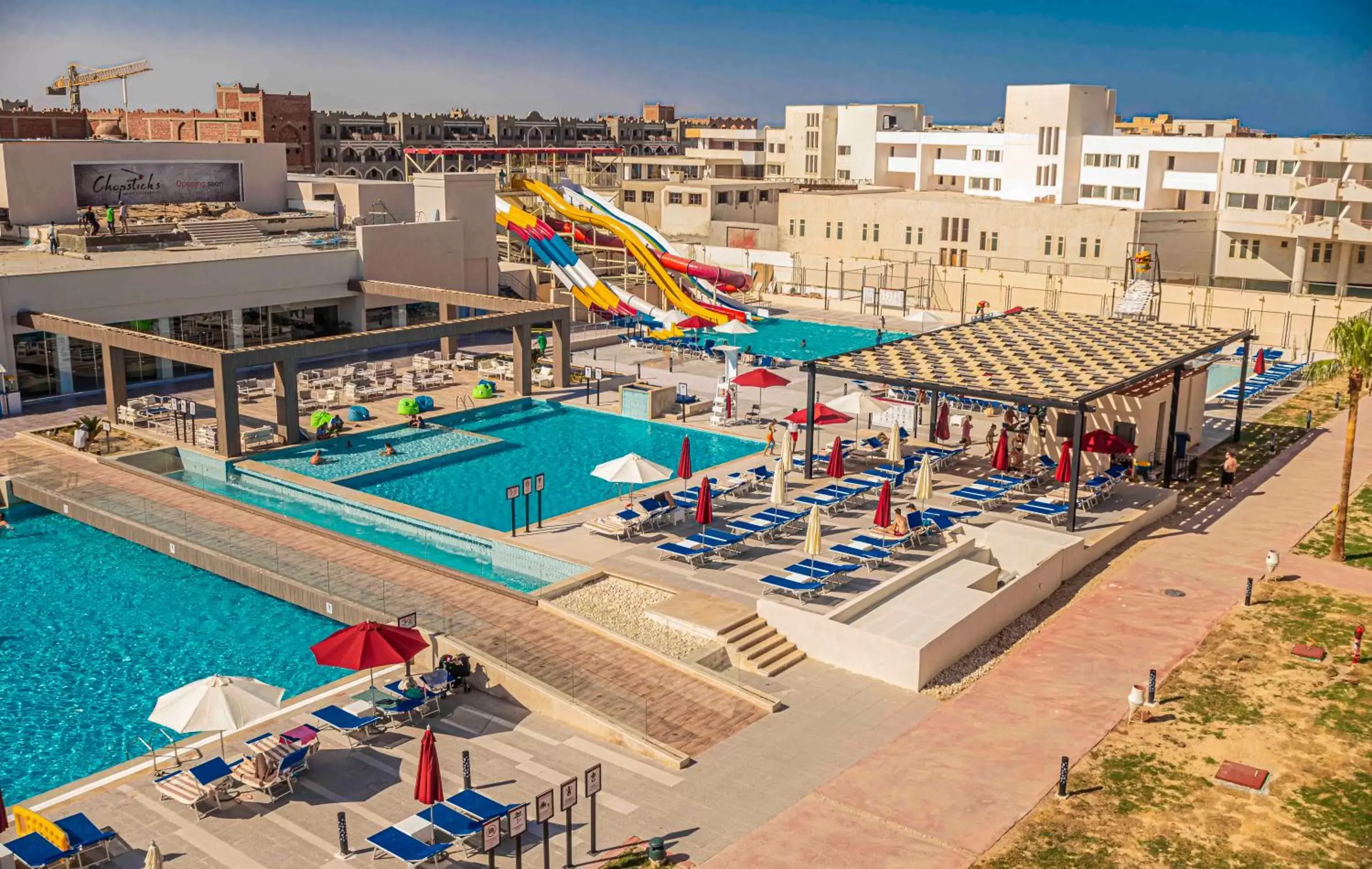 Swimming pool, Pool View in Amarina Abu Soma Resort & Aquapark