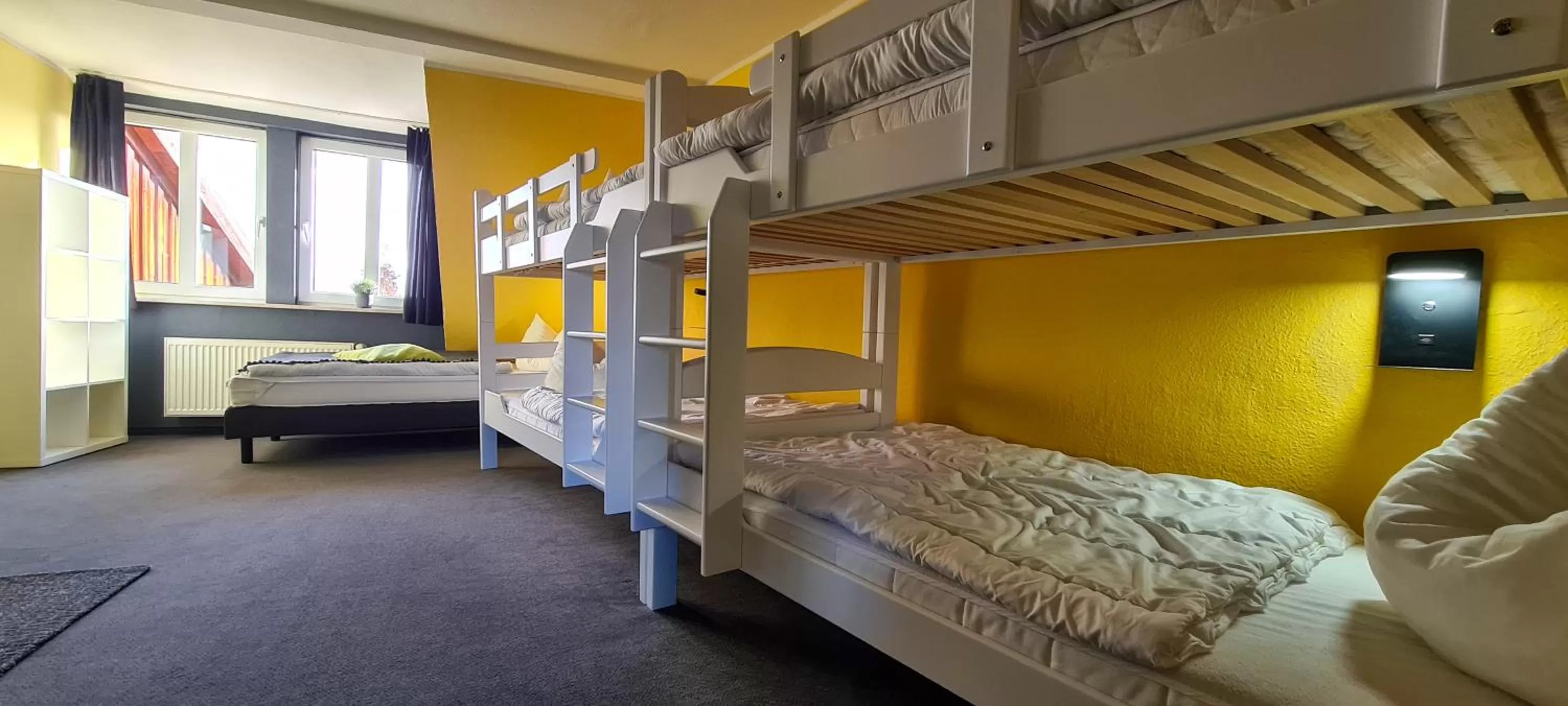 Bed, Bunk Bed in Harz Hostel