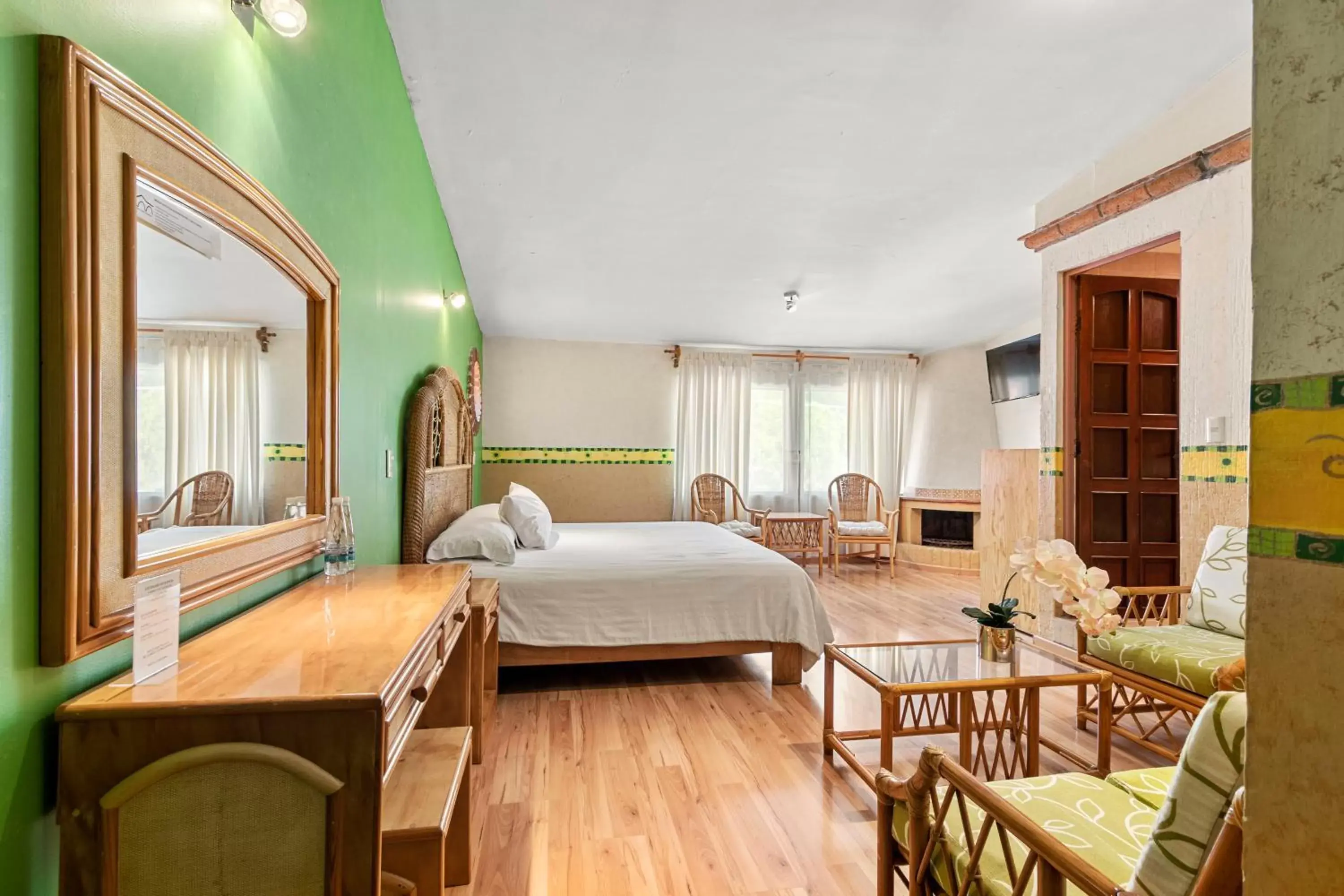 Bed in Hotel Hacienda Montesinos