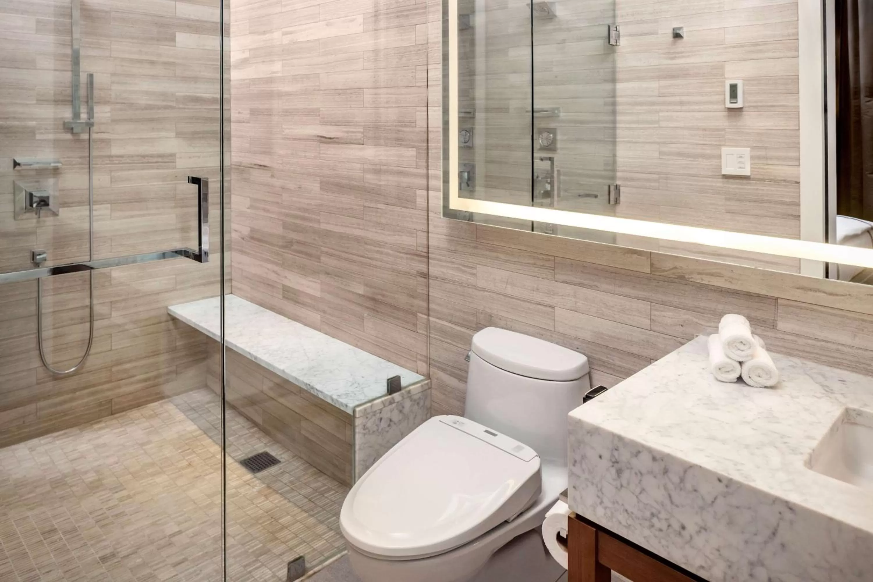 Shower in Hilton Club The Quin New York