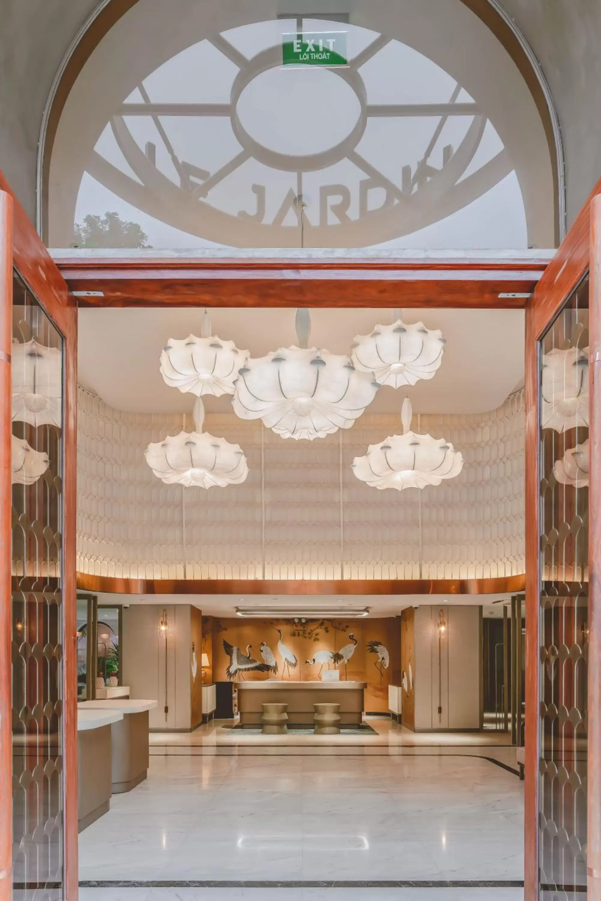 Facade/entrance, Lobby/Reception in Hanoi Le Jardin Hotel & Spa