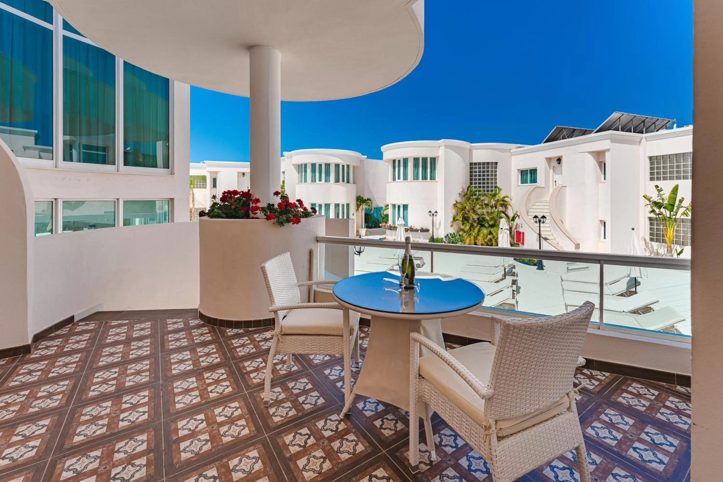 Balcony/Terrace in Flamingo Suites Boutique Hotel