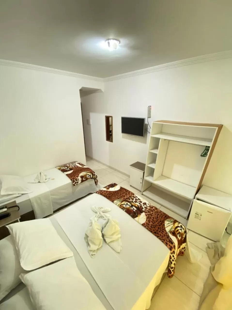 Bed in Pousada Verdes Mares