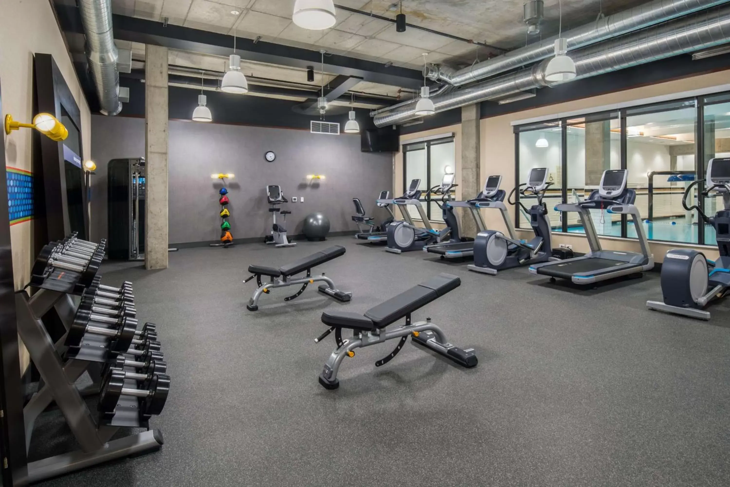 Fitness centre/facilities, Fitness Center/Facilities in Hampton Inn And Suites By Hilton Portland-Pearl District