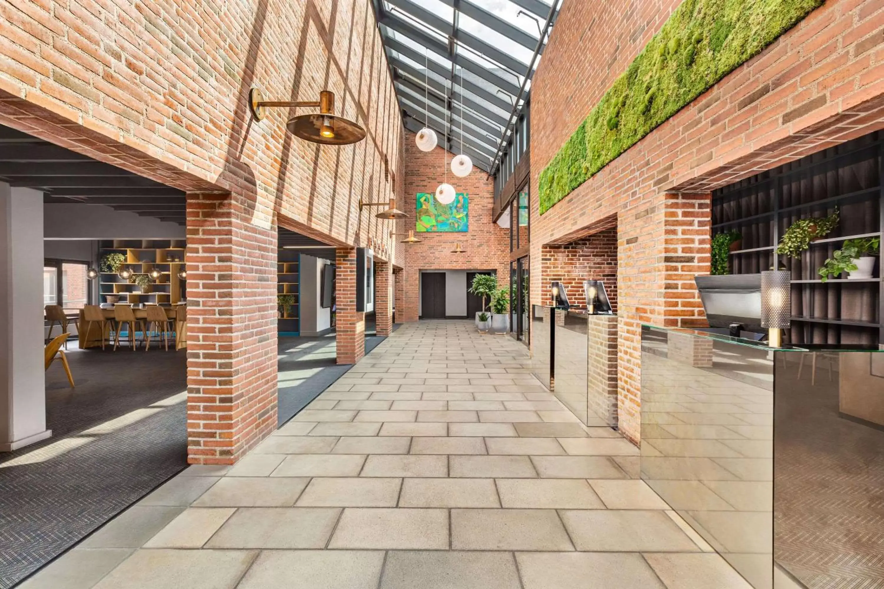 Lobby or reception in Comwell H C Andersen Dolce by Wyndham Lobby or reception in Comwell H C Andersen Dolce by Wyndham