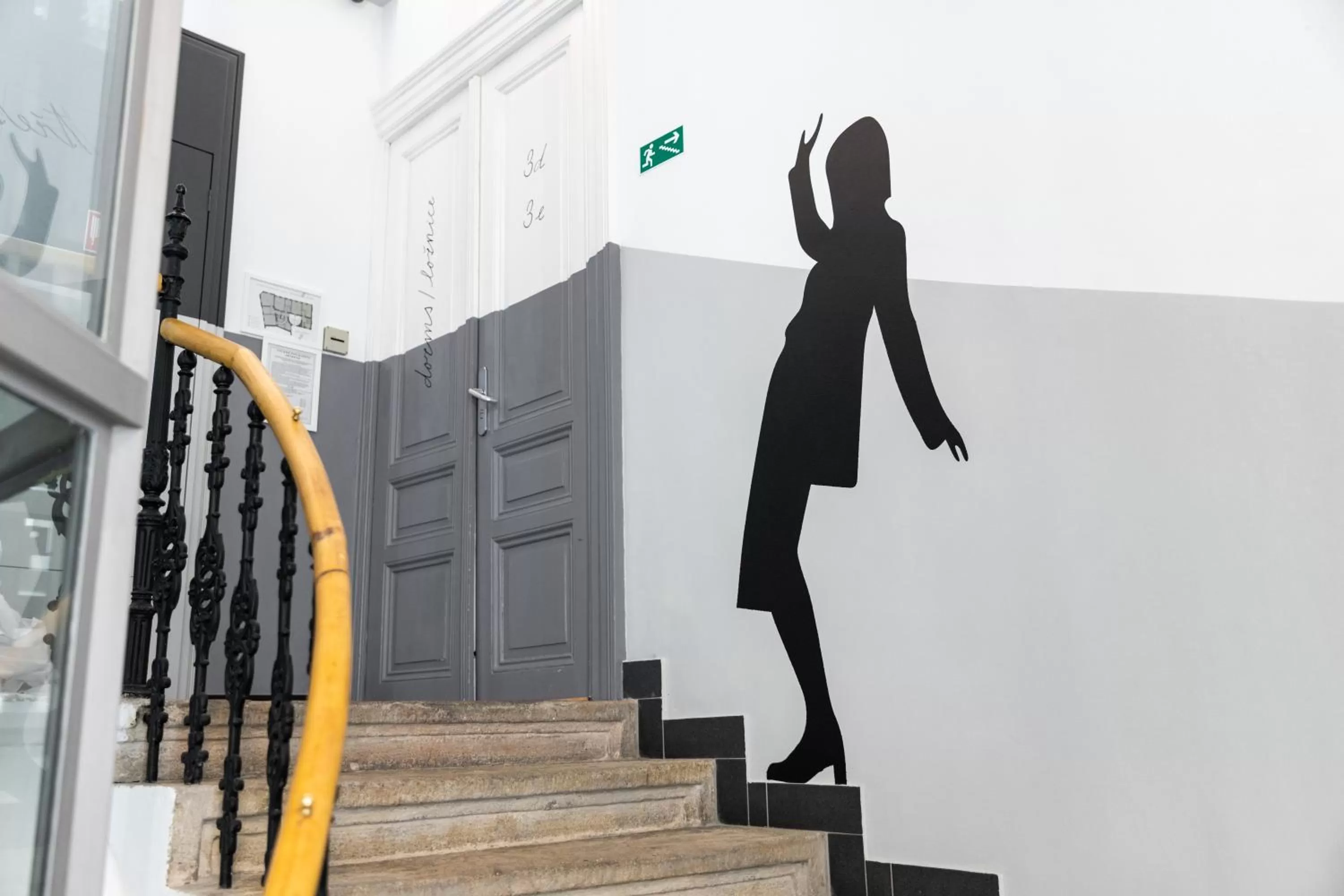 Decorative detail in Sophie's Hostel