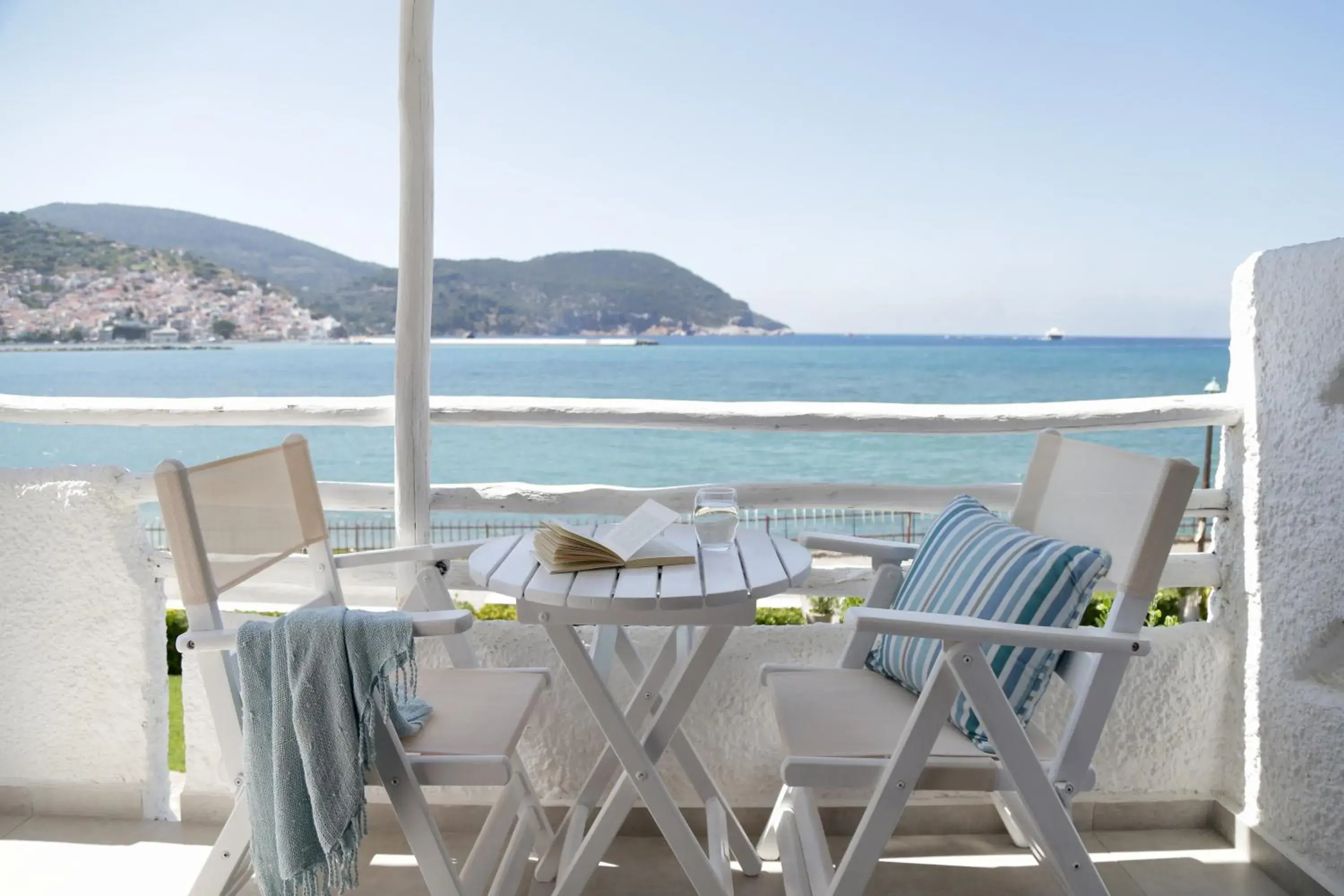 Balcony/Terrace in Skopelos Village Hotel