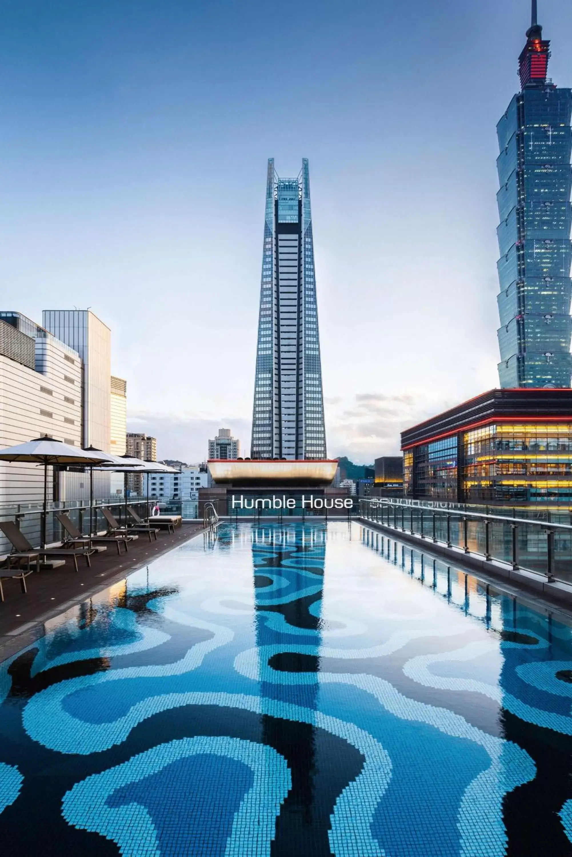 Pool view, Swimming Pool in Humble House Taipei