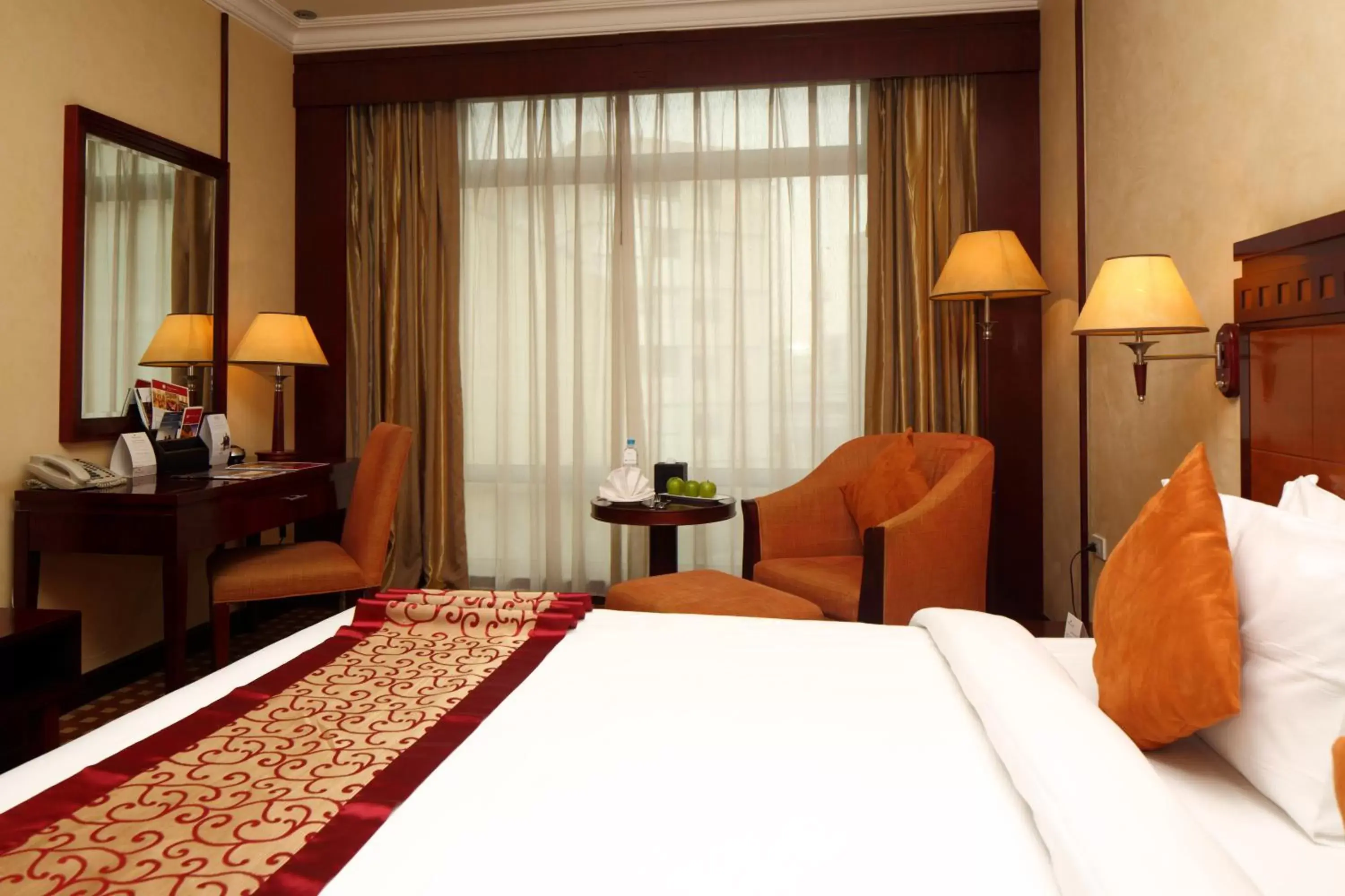 Bed in Ramada by Wyndham Hotel Riyadh