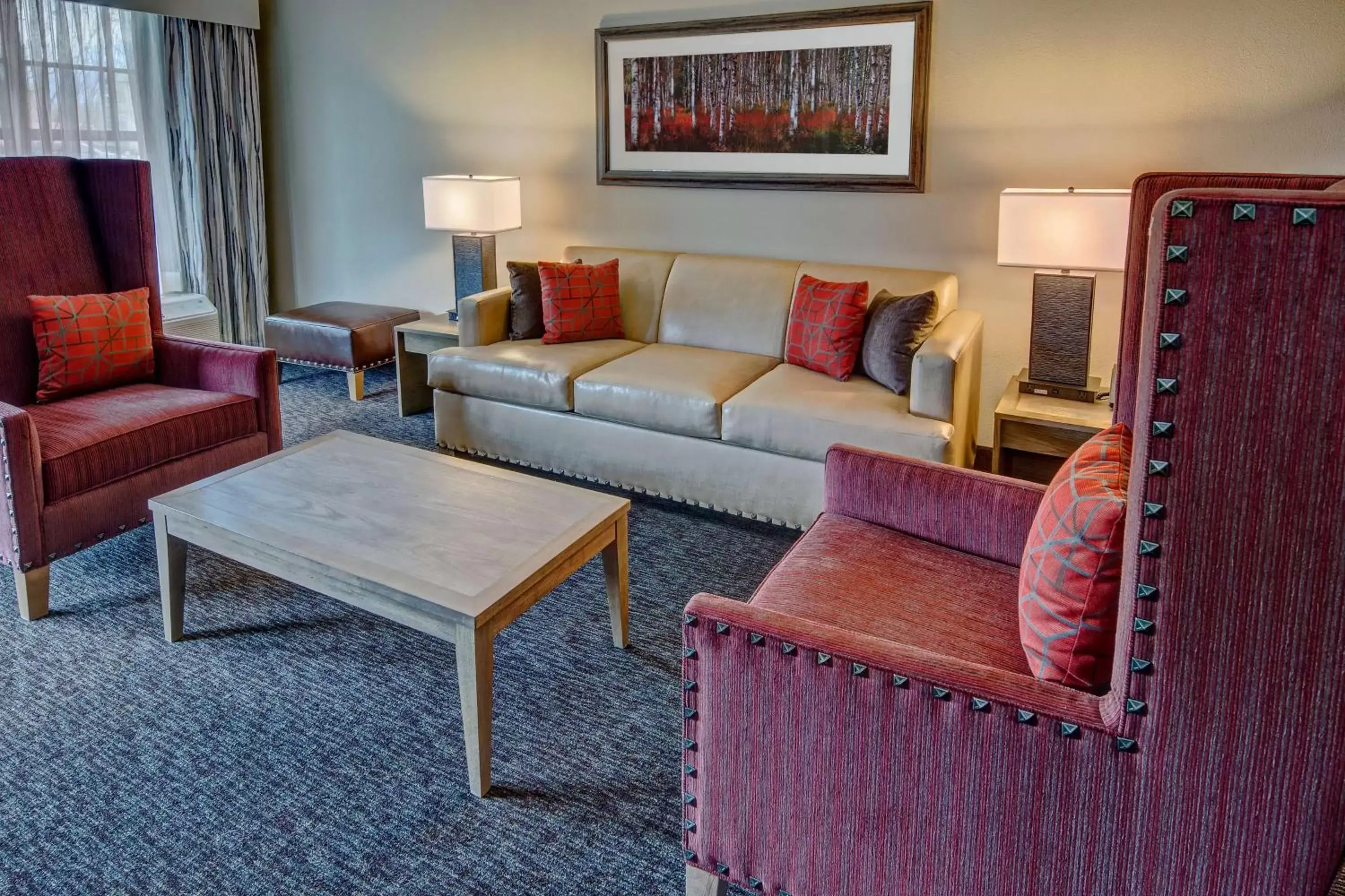 Living room, Seating Area in Black Fox Lodge Pigeon Forge, Tapestry Collection by Hilton