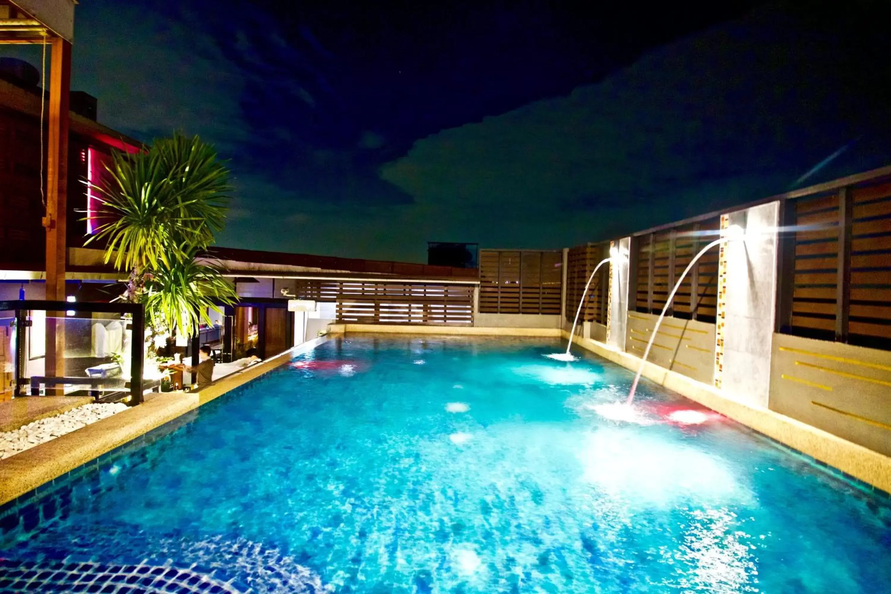Night, Swimming Pool in Eurna Resort Hotel