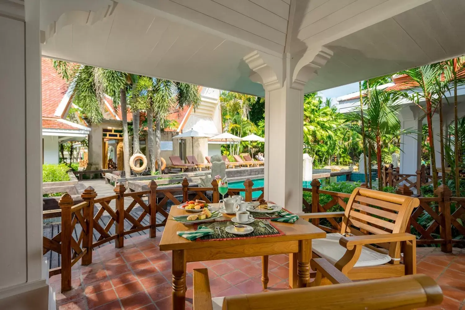 Seating area in Santhiya Tree Koh Chang Resort