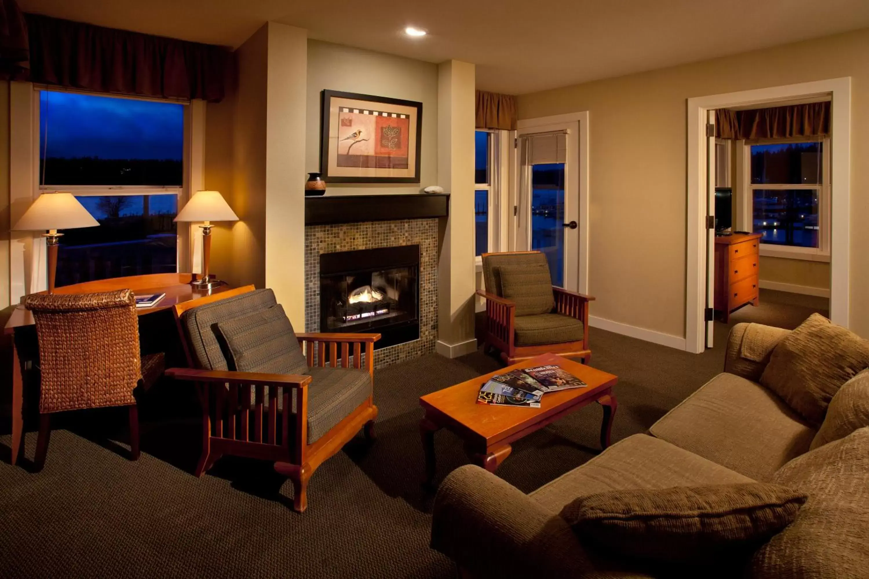 View (from property/room), Seating Area in Resort at Port Ludlow