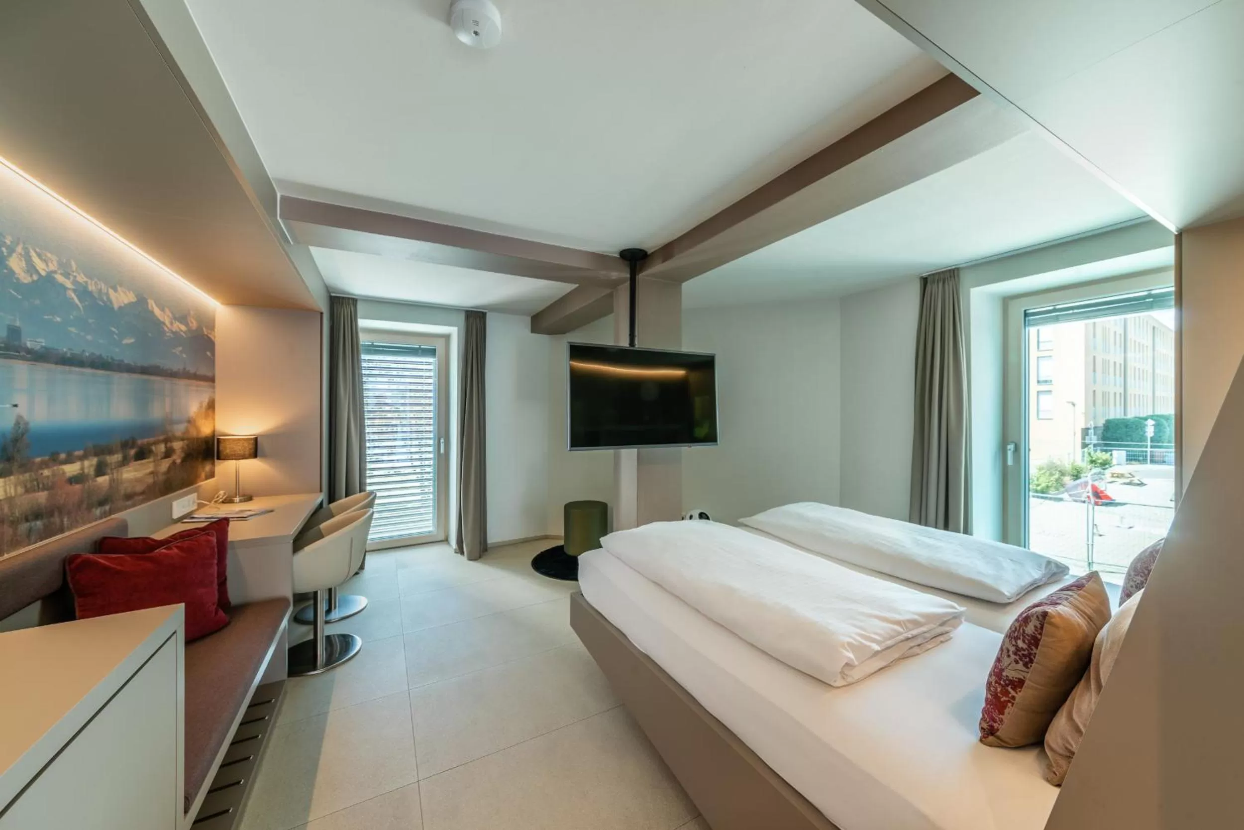 Photo of the whole room, Bed in aquaTurm Hotel & Energie