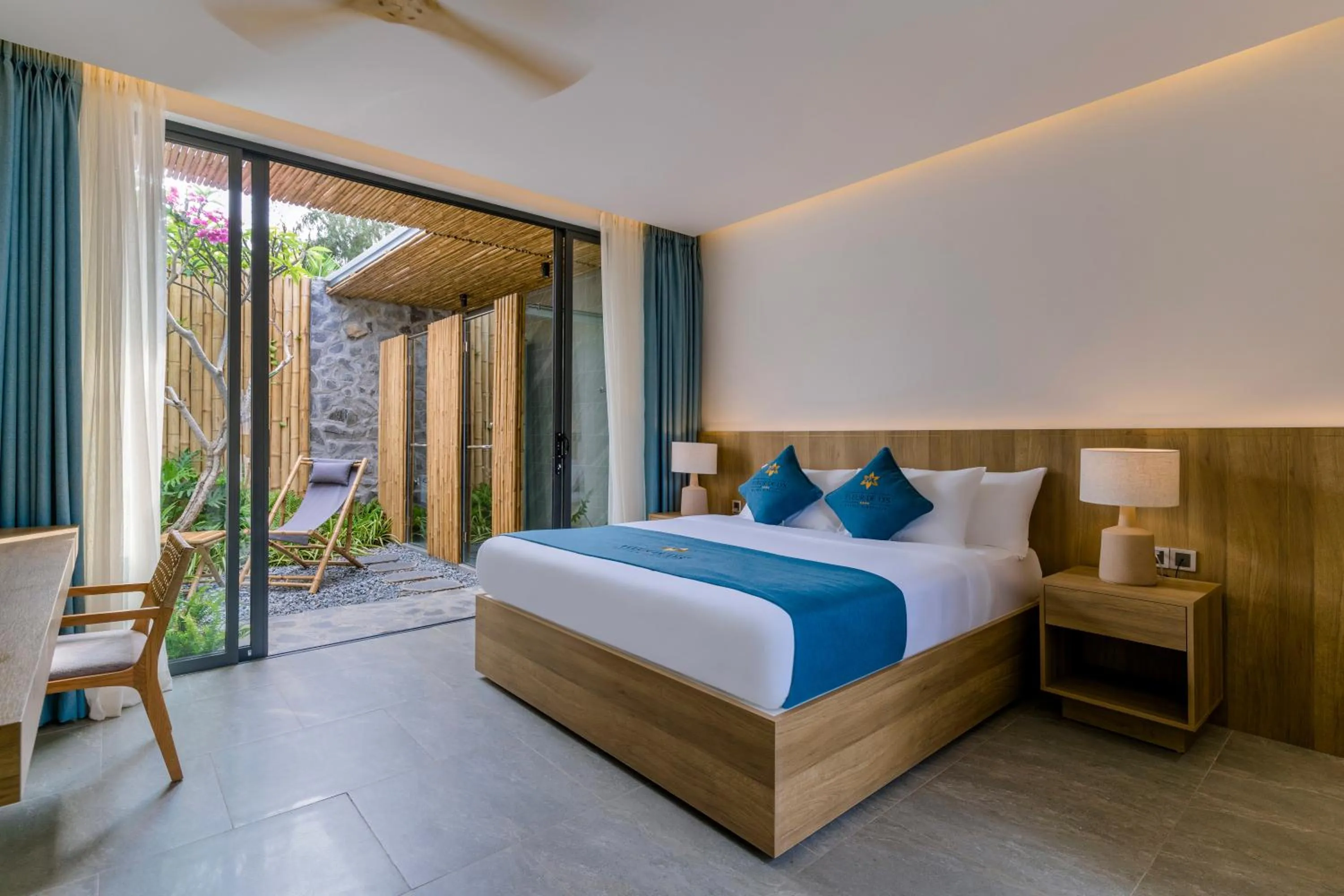 Bed in Fleur de Lys Resort & Spa Long Hai