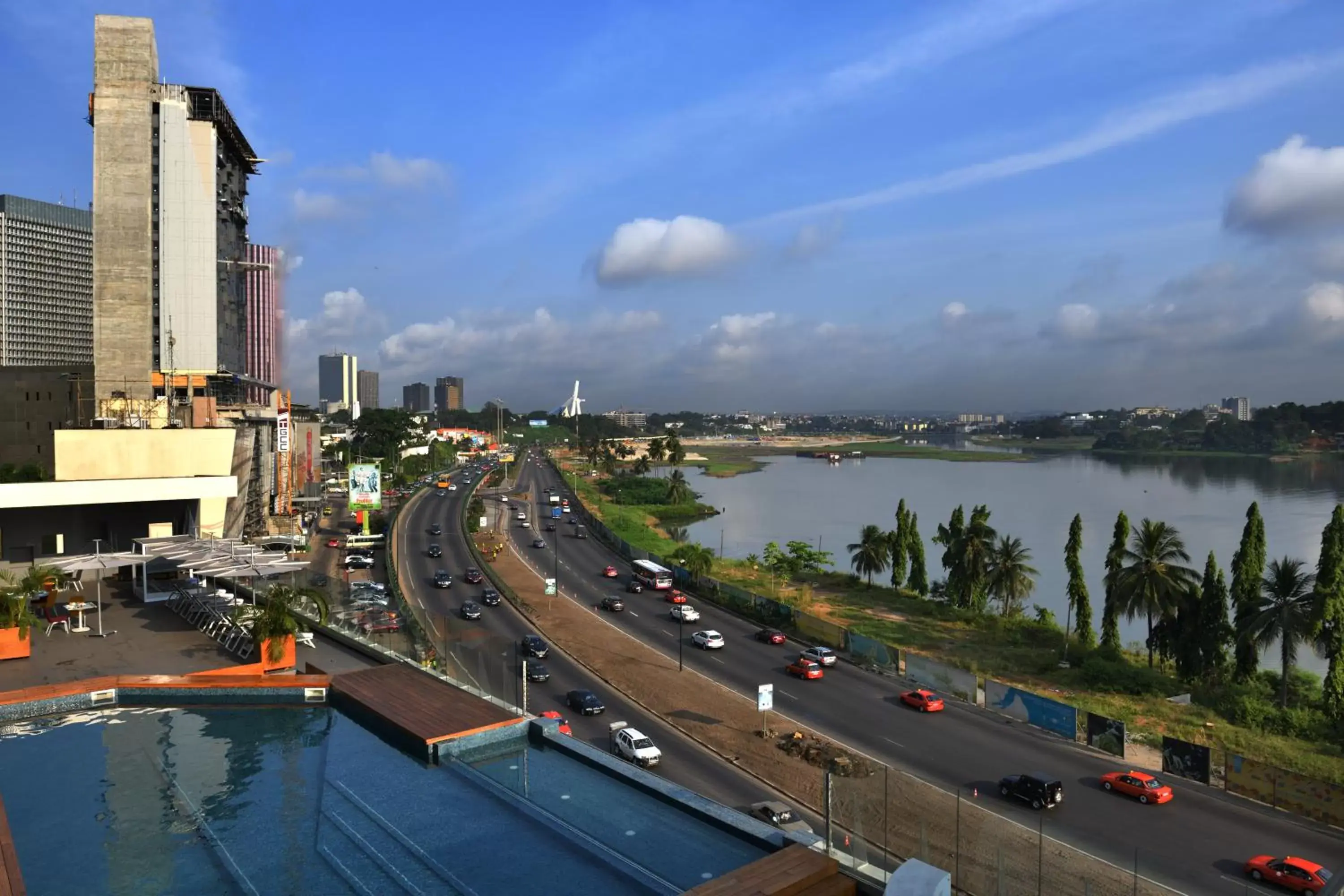 City view in Pullman Abidjan