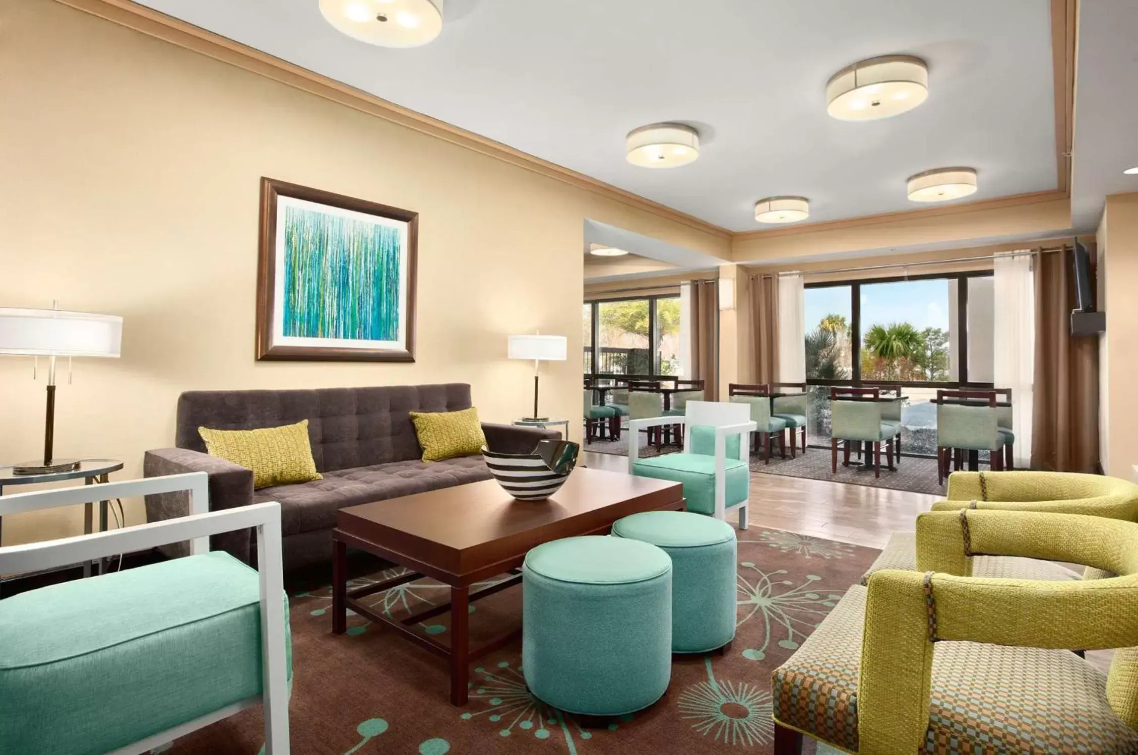 Lobby or reception, Seating Area in Hampton Inn Slidell