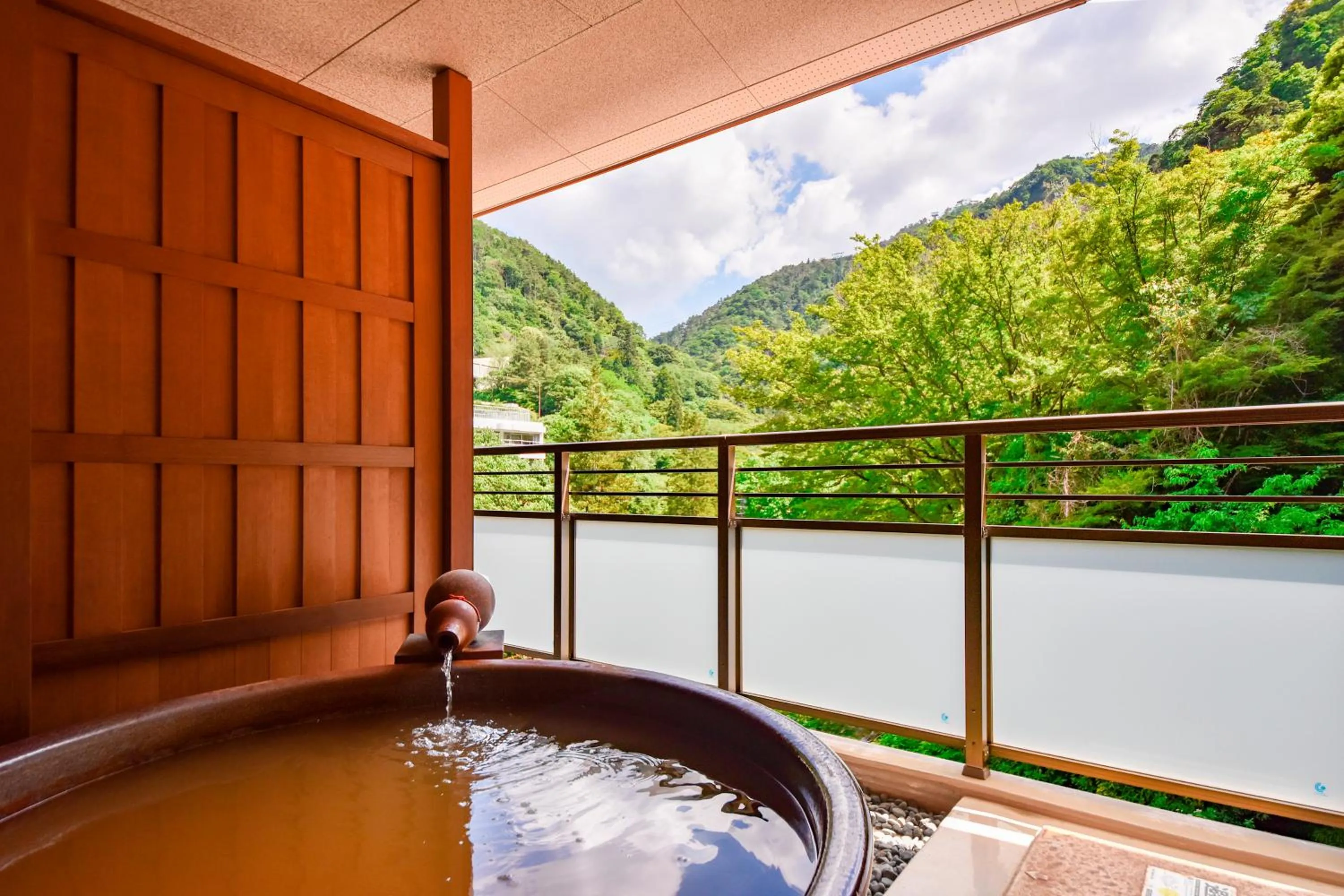 Hot Spring Bath in Okuno Hosomichi