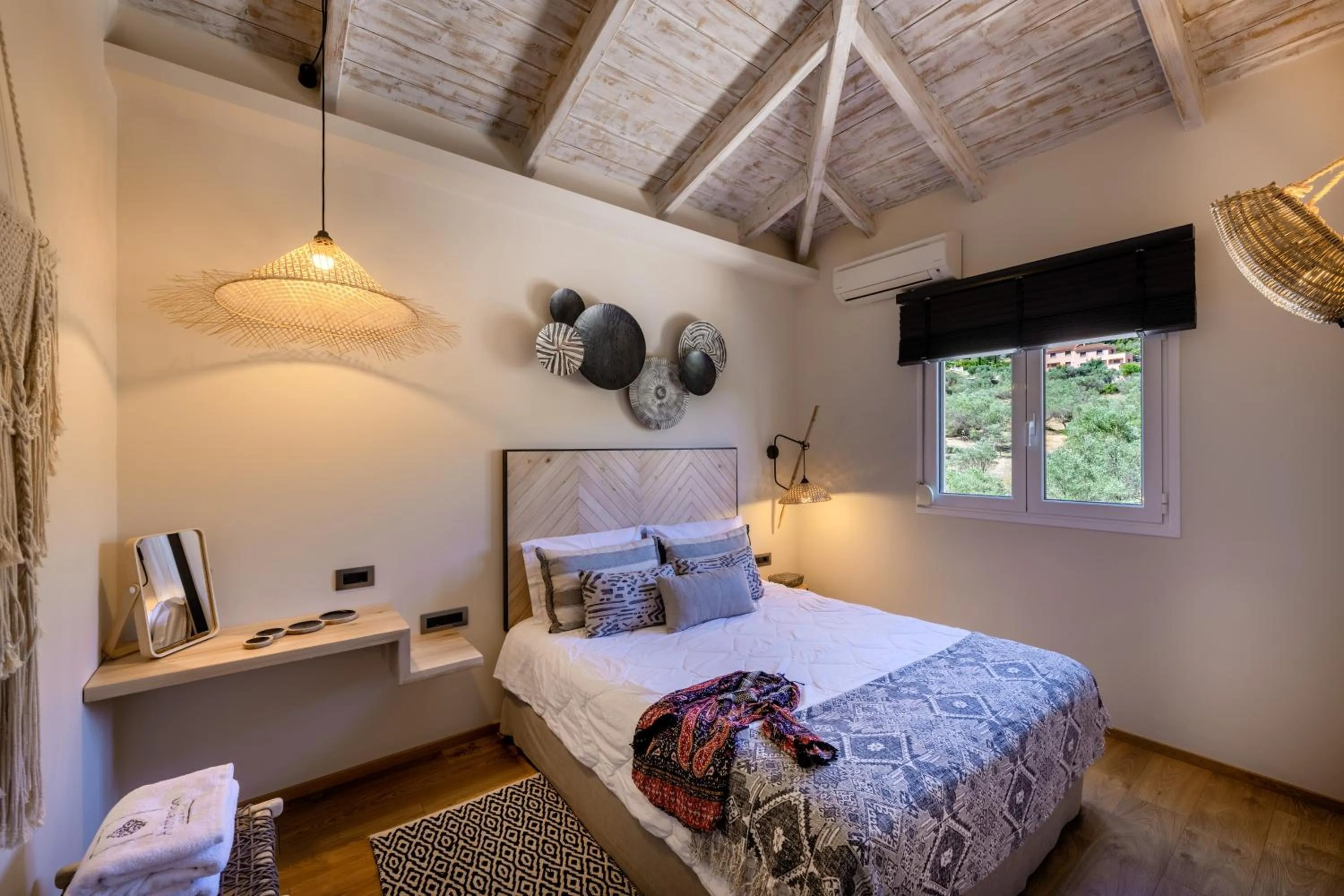 Bedroom, Bed in Anthemion Suites and Villas