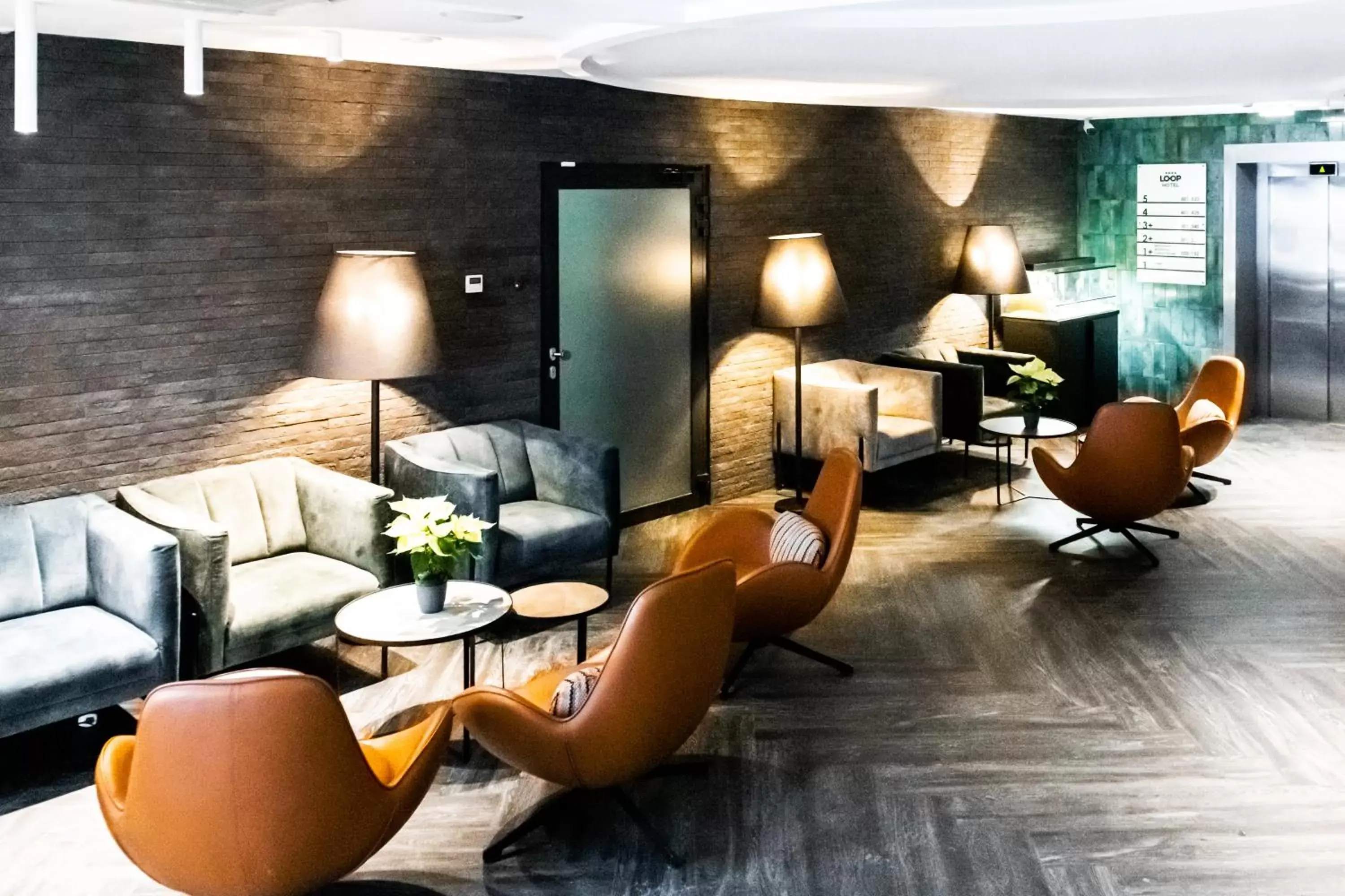 Living room, Lounge/Bar in Loop Hotel Vilnius