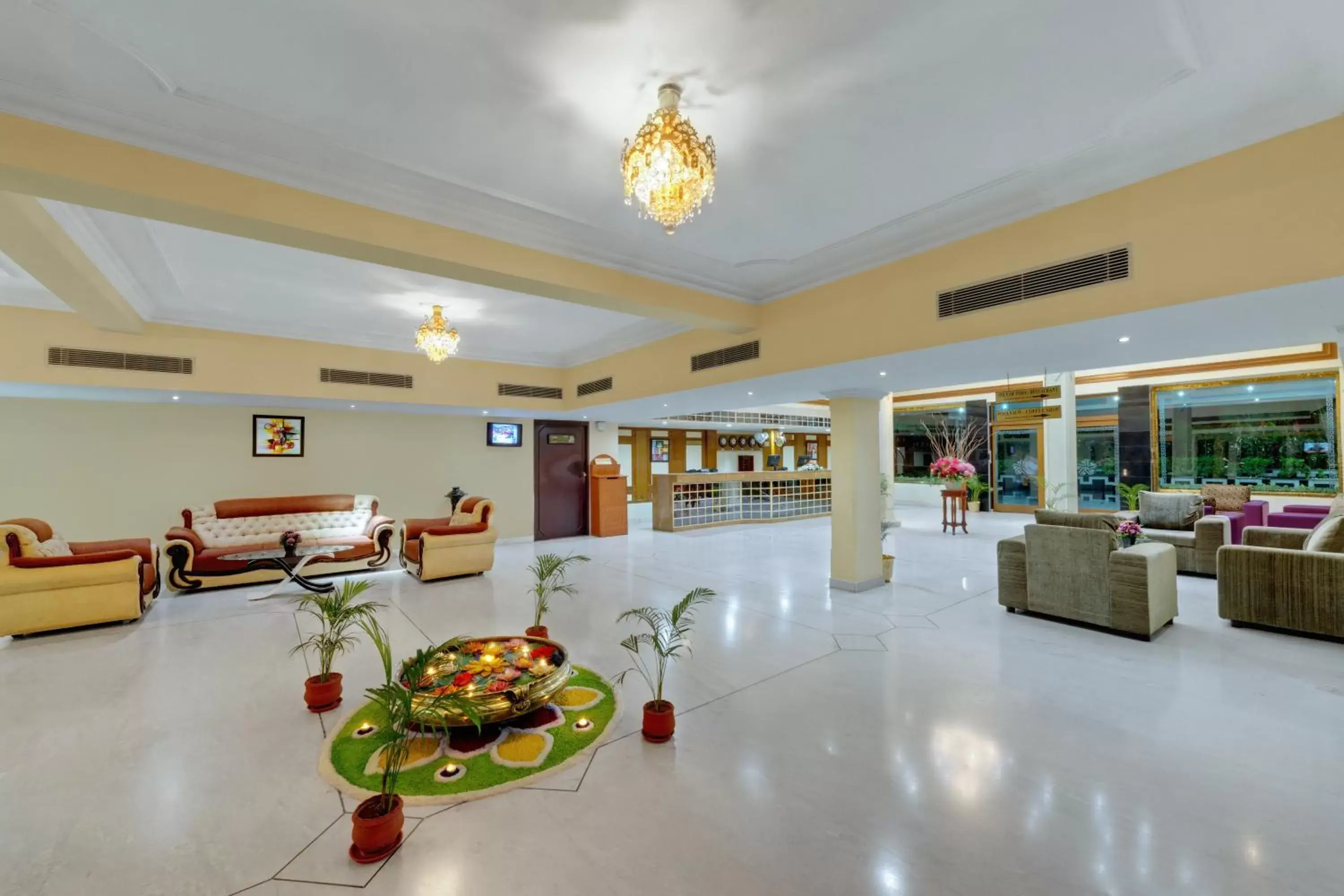 Lobby or reception in SRM Hotel Maraimalai Nagar Chennai Lobby or reception in SRM Hotel Maraimalai Nagar Chennai