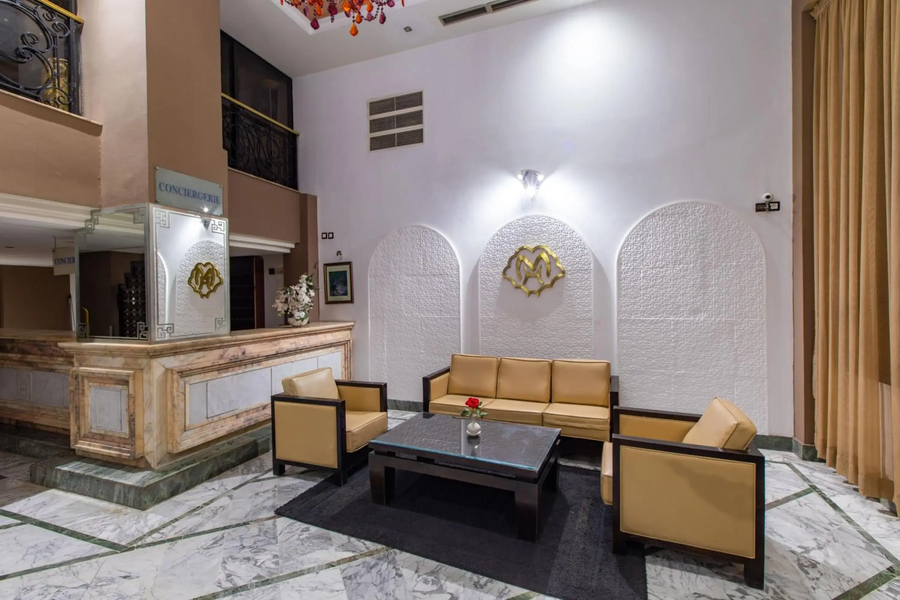 Lobby or reception in Hotel Meriem Marrakech