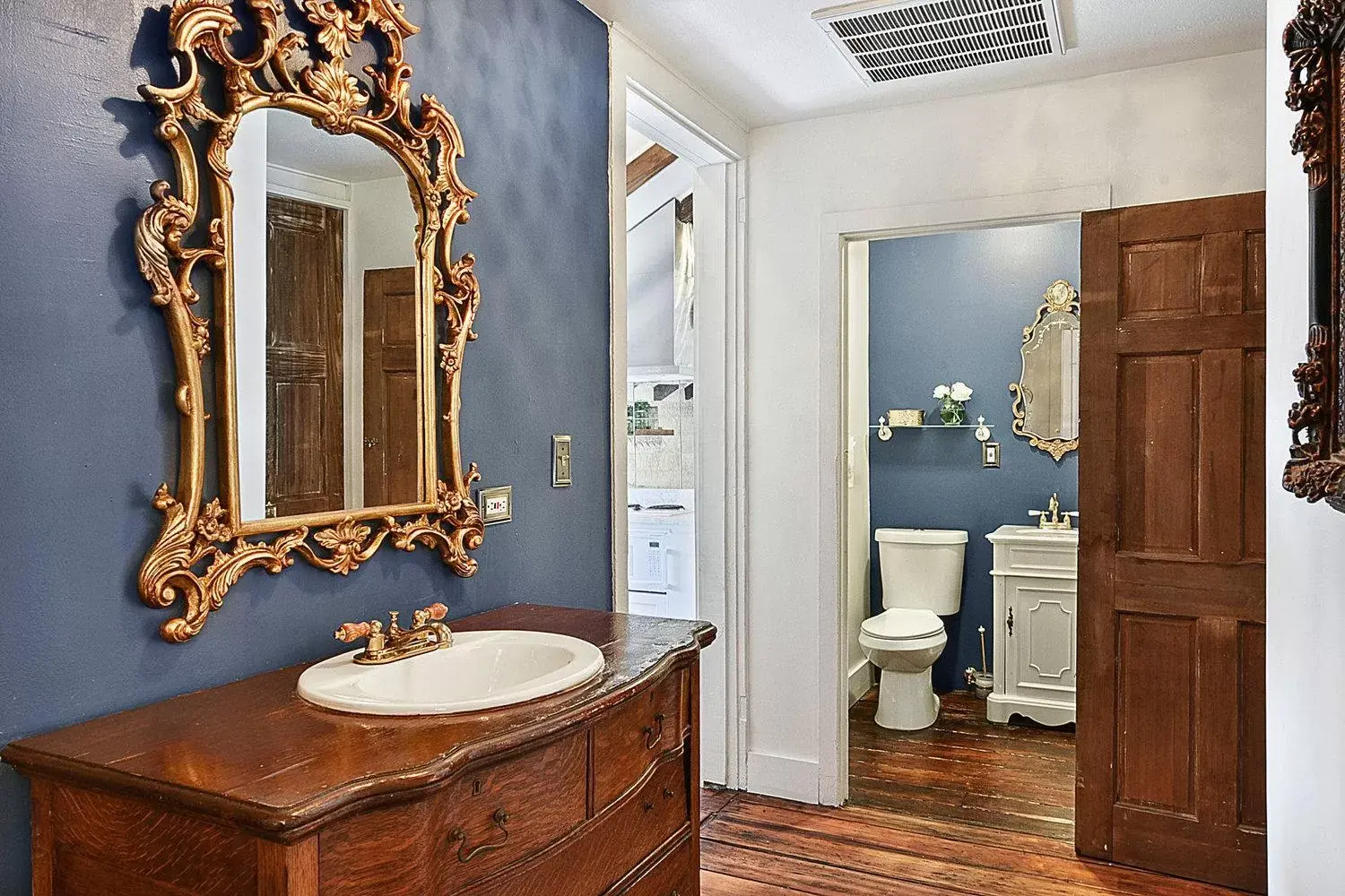 Toilet, Bathroom in French Quarter Mansion