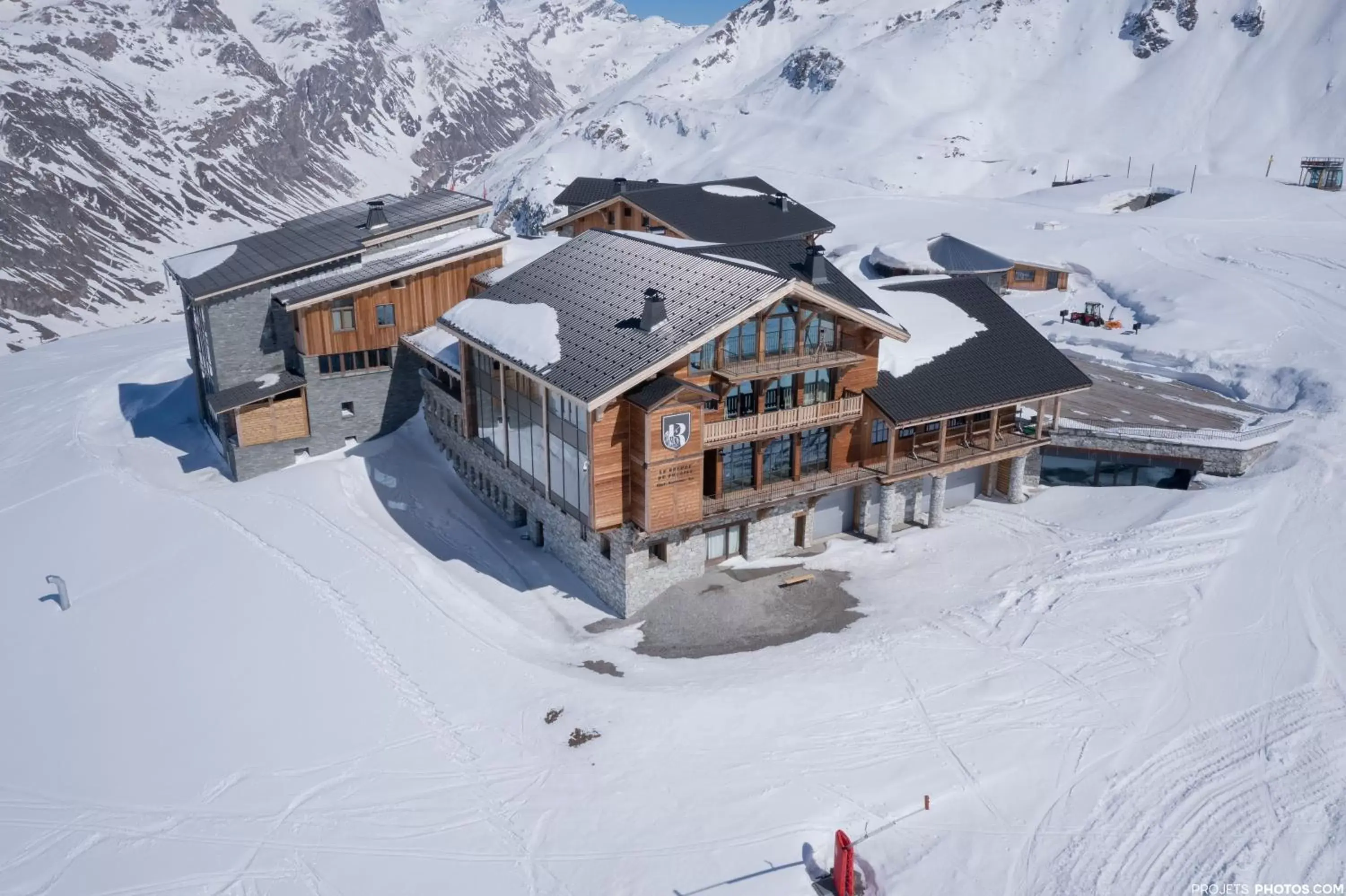 Property building, Winter in Le Refuge de Solaise - 2551 m Altitude