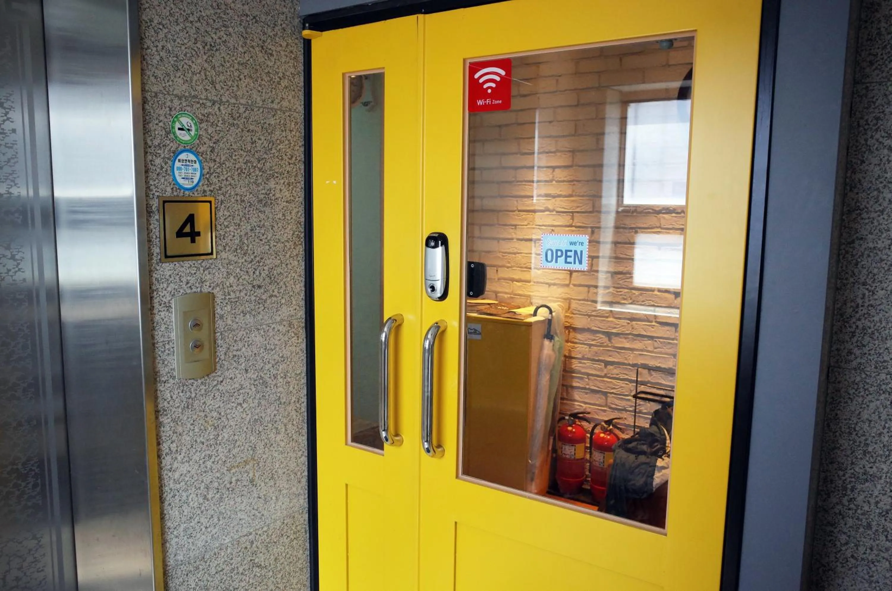 Facade/entrance in YaKorea Hostel Gangnam