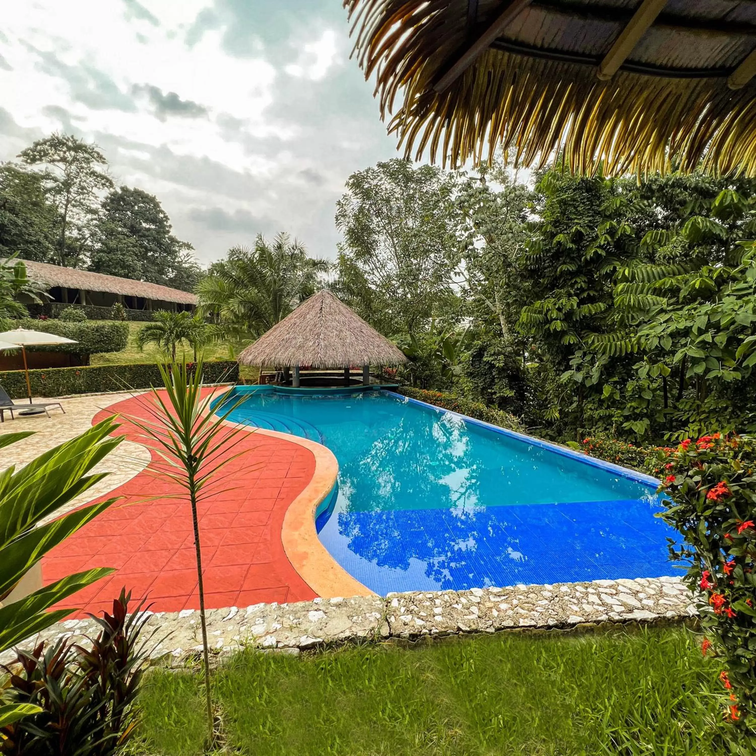Pool view, Swimming Pool in Hotel Villa Mercedes Palenque