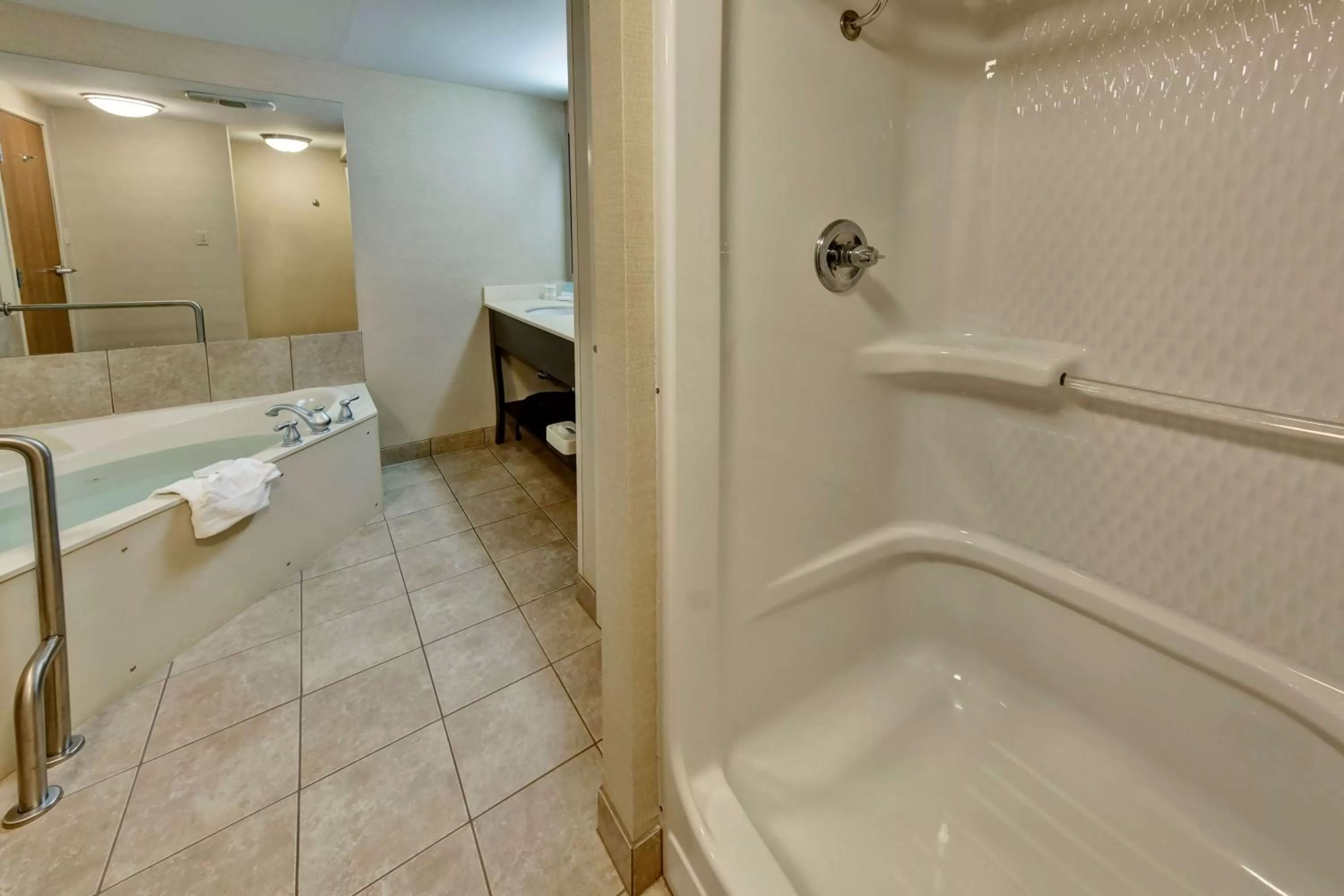 Bathroom in Hampton Inn by Hilton Clarksville