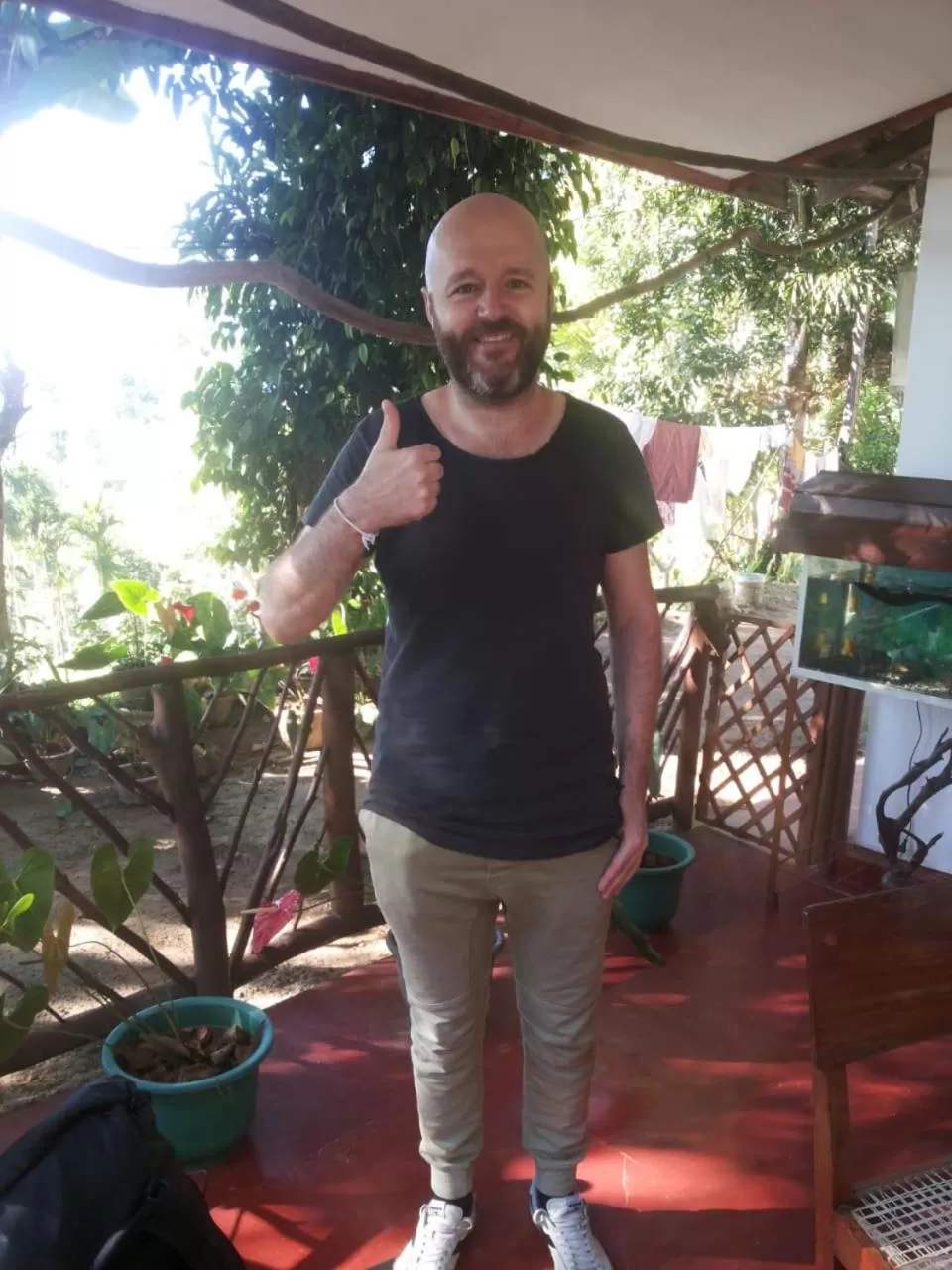 People in Malithis lodge