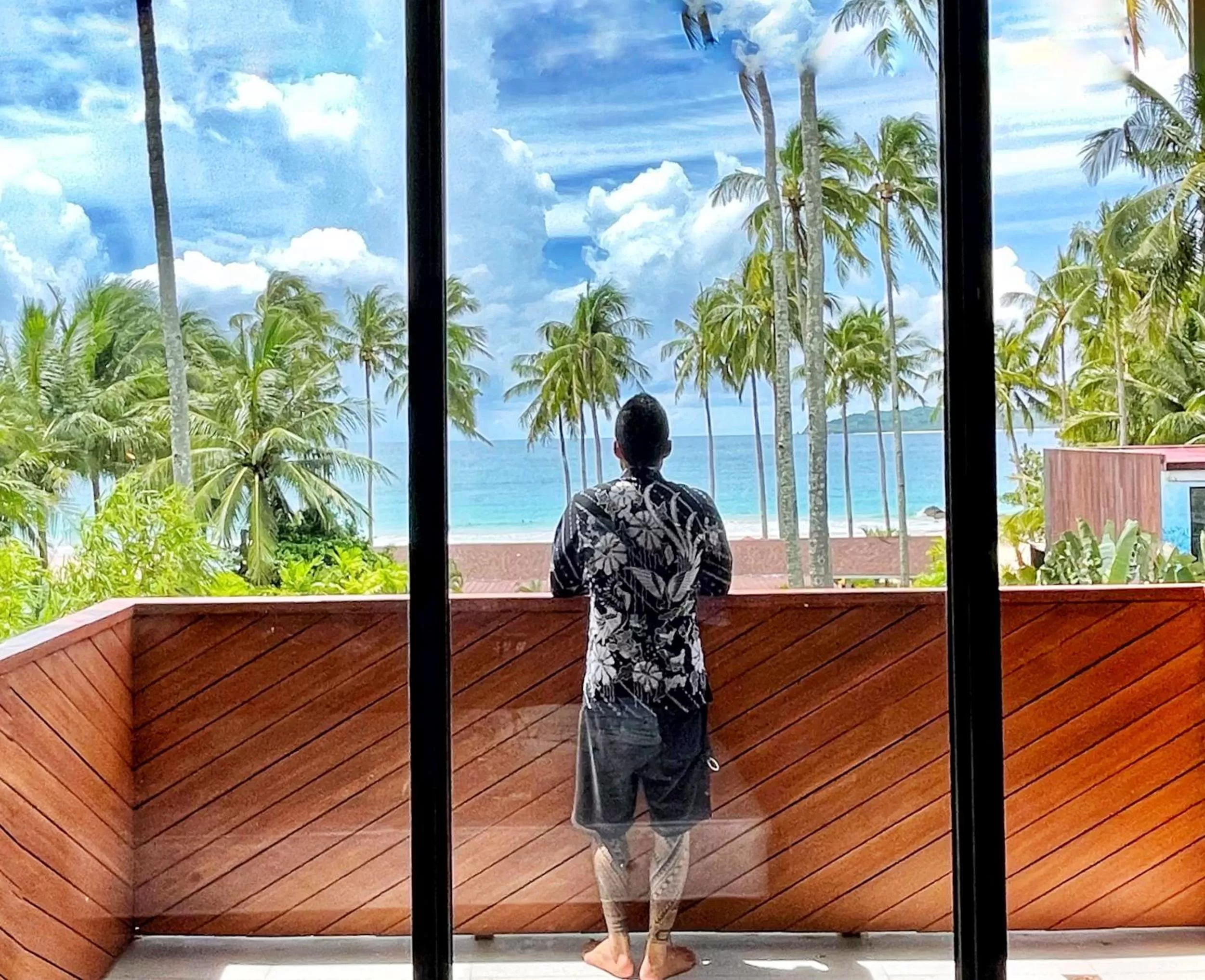 Balcony/Terrace in Nacpan Beach Resort Managed by H Hospitality - Newly Renovated