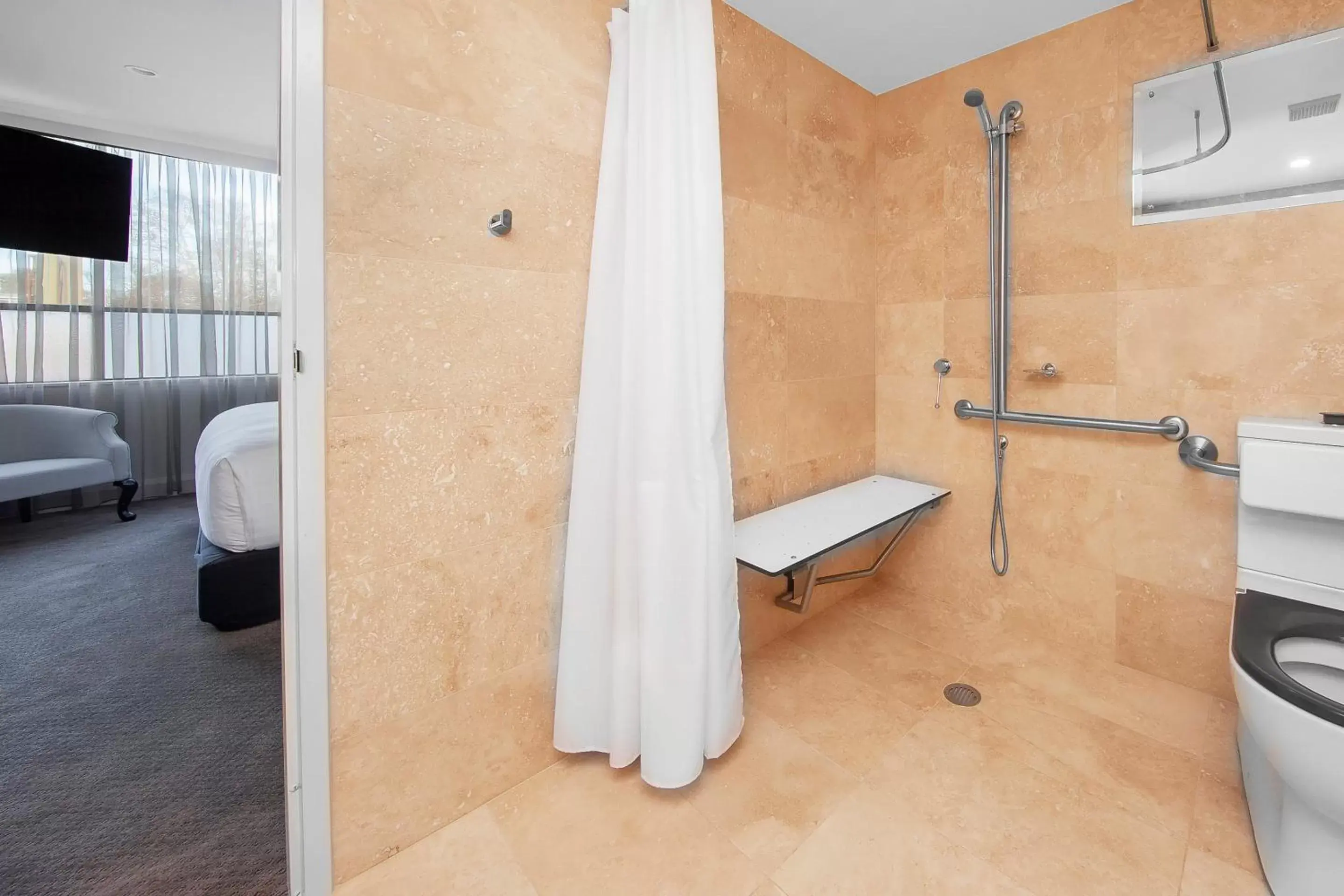 Bathroom in Canberra Rex Hotel