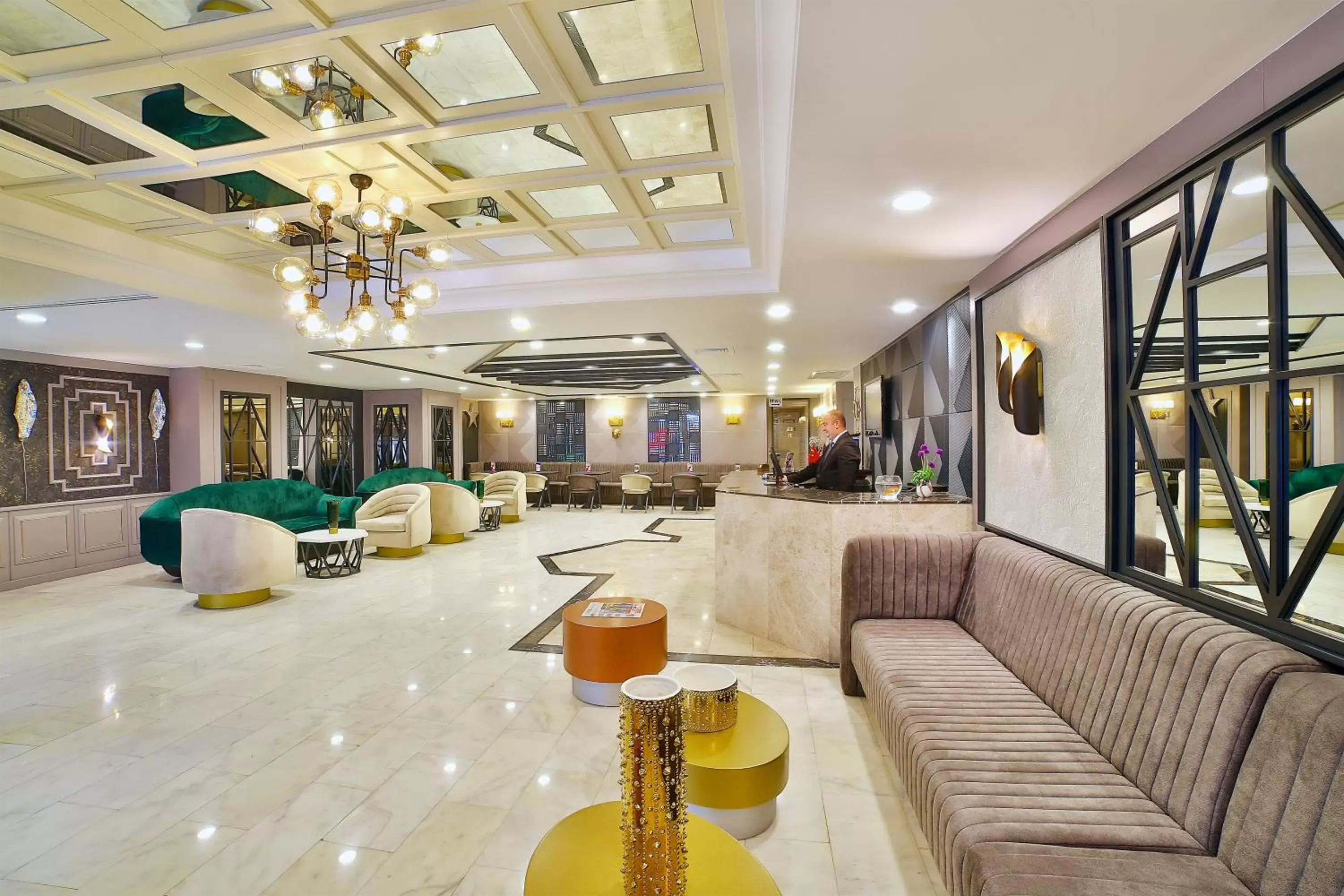 Lobby or reception in Four Sides Taksim Lion Hotel&Spa