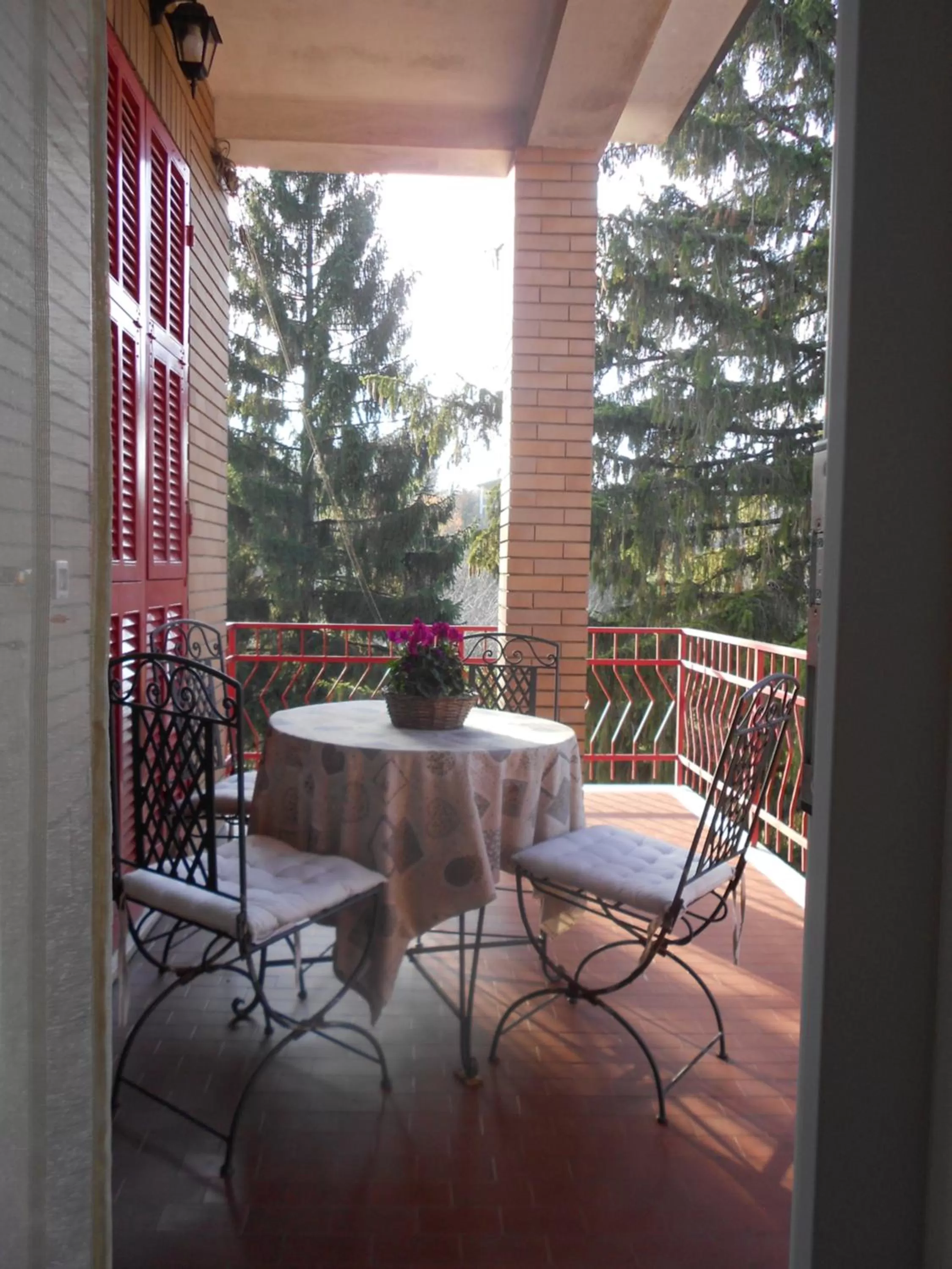 Balcony/Terrace in B&BLa collina dei ciliegi