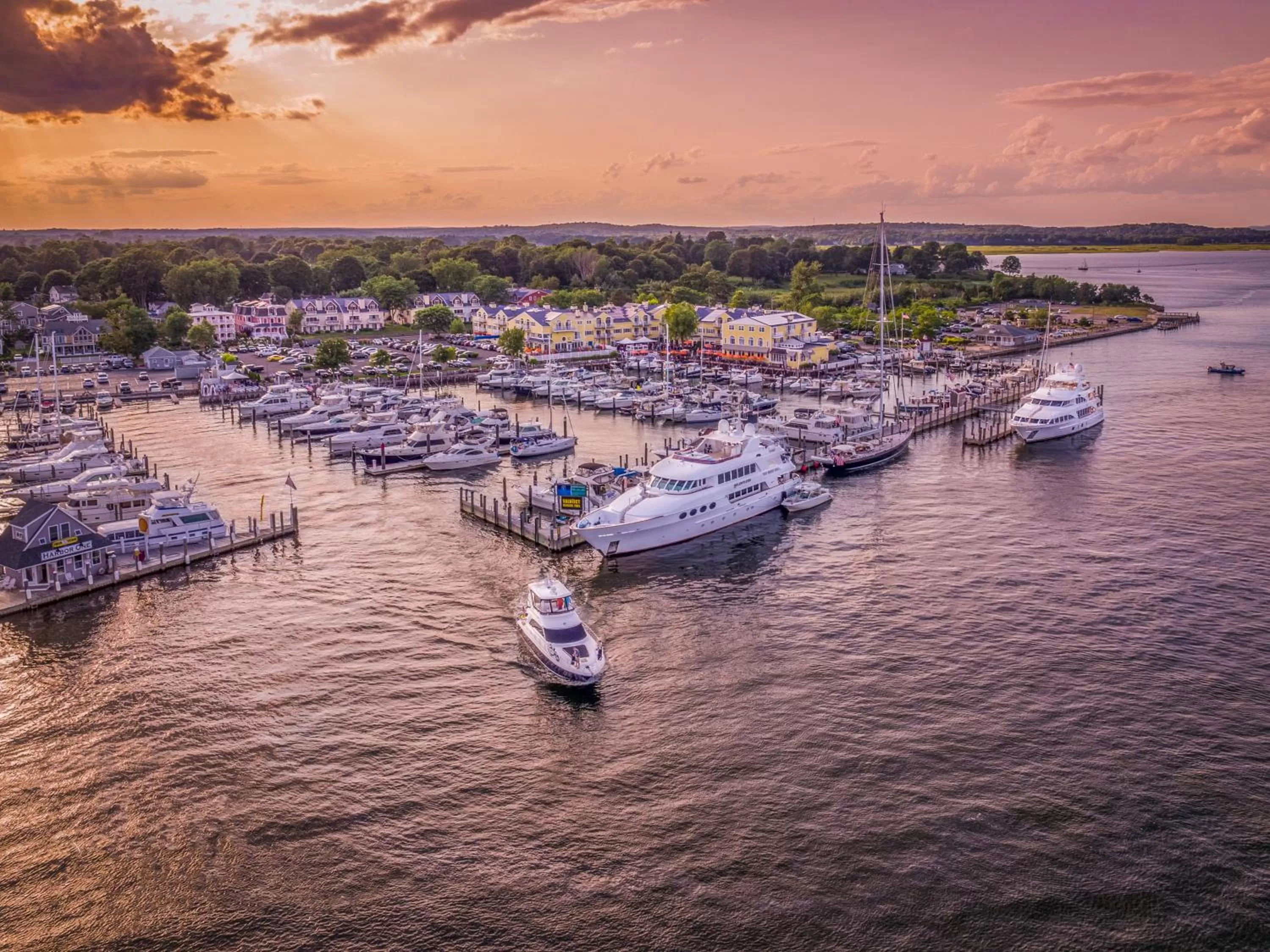 Bird's eye view in Saybrook Point Resort & Marina