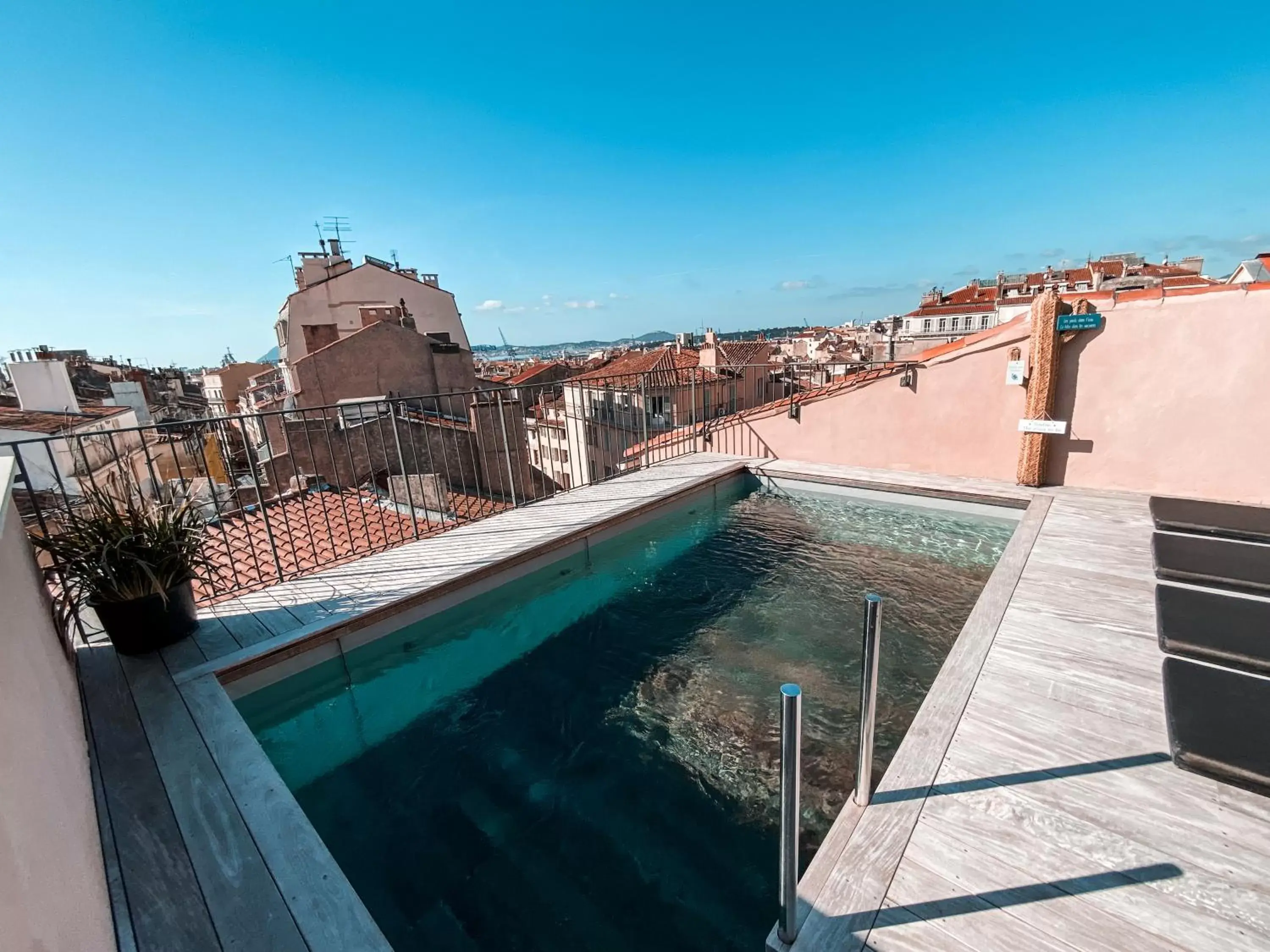 City view, Swimming Pool in Grand Hôtel Dauphiné, Boutique Hôtel & Suites