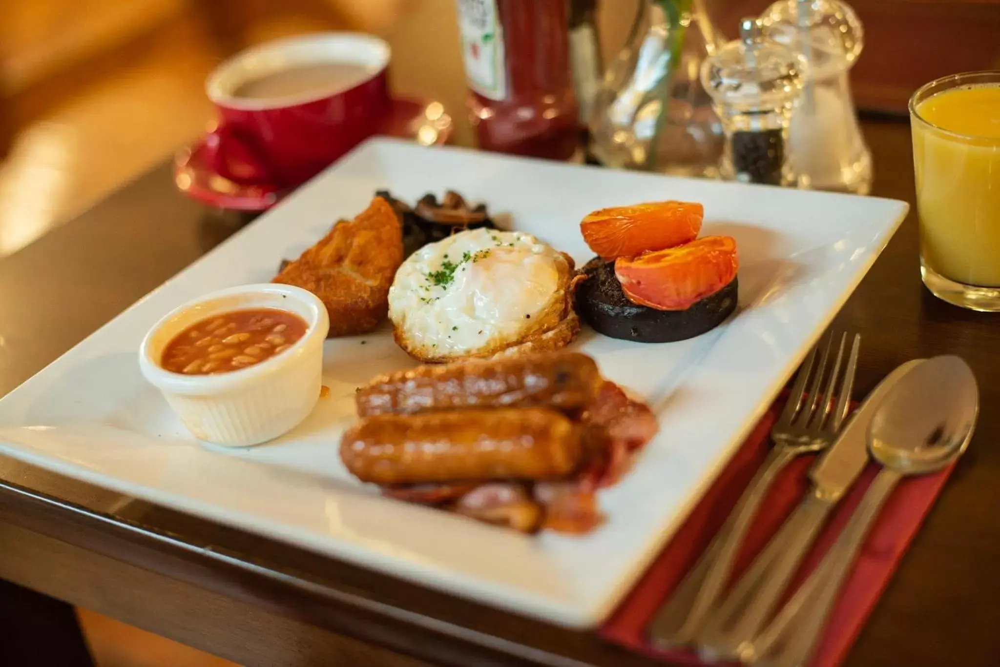 English/Irish breakfast, Food in The Heath Inn