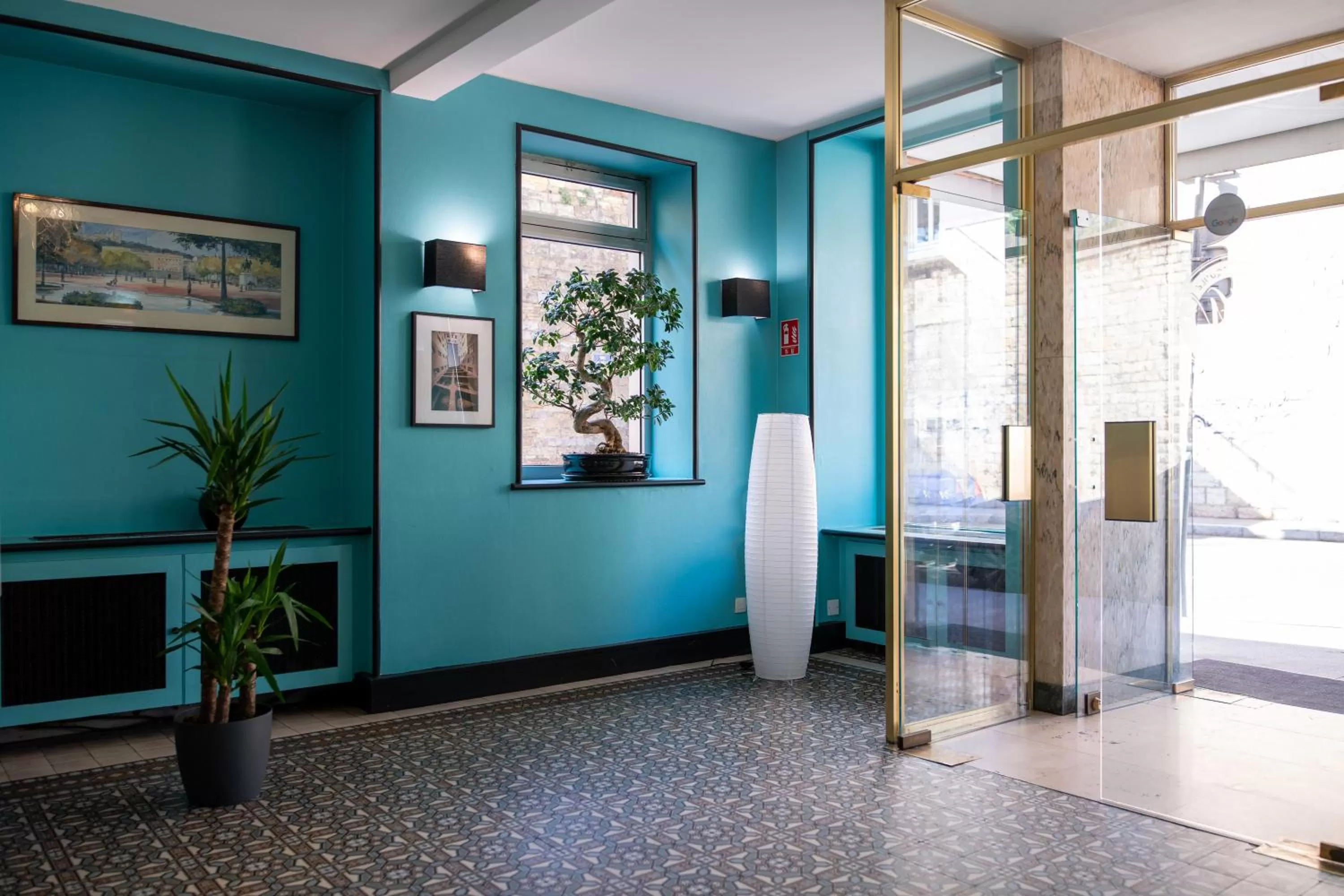 Lobby or reception in Hotel de Normandie