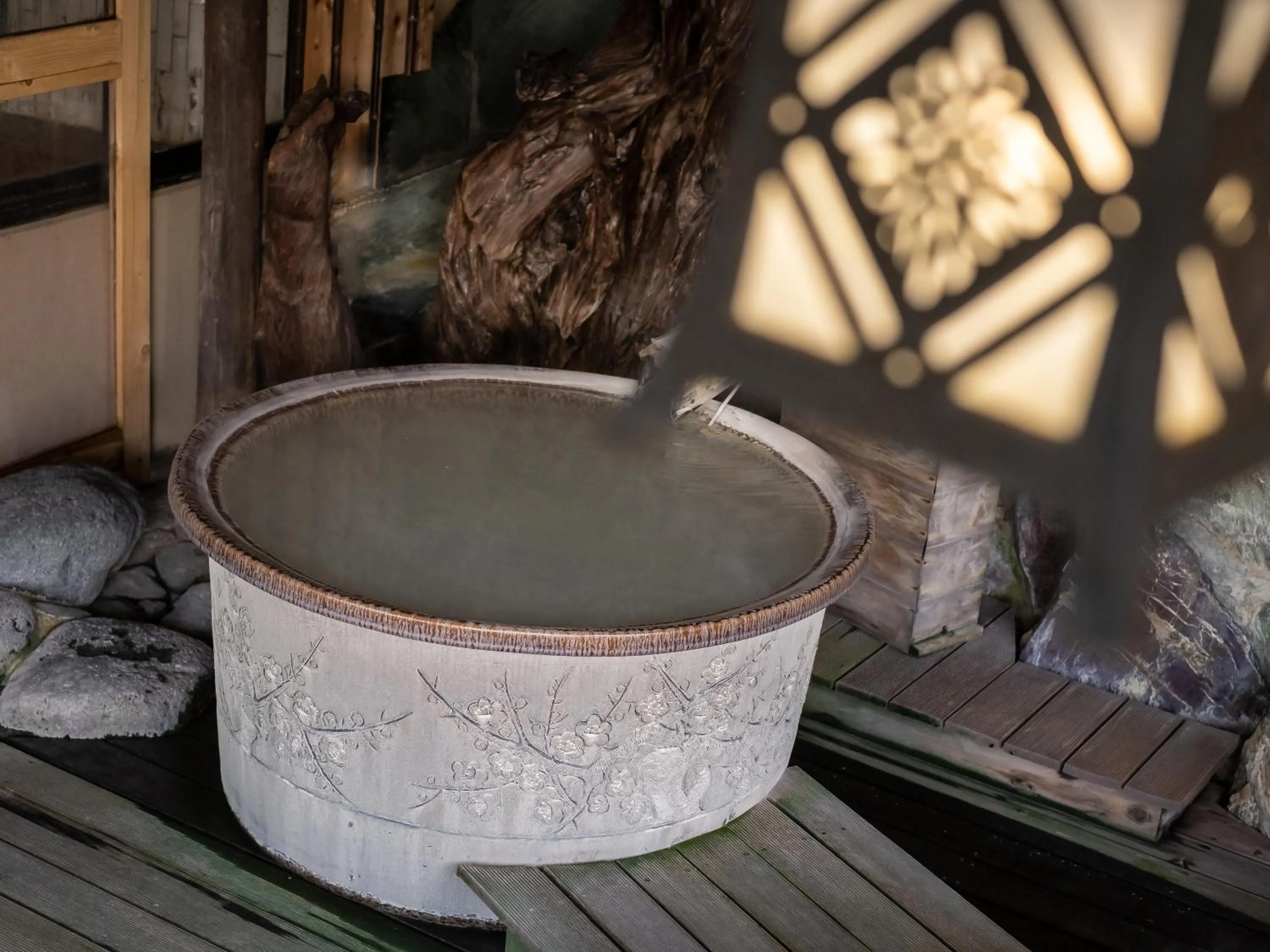 Hot Spring Bath in Shirayunoyado Yamadaya Hakone Gora