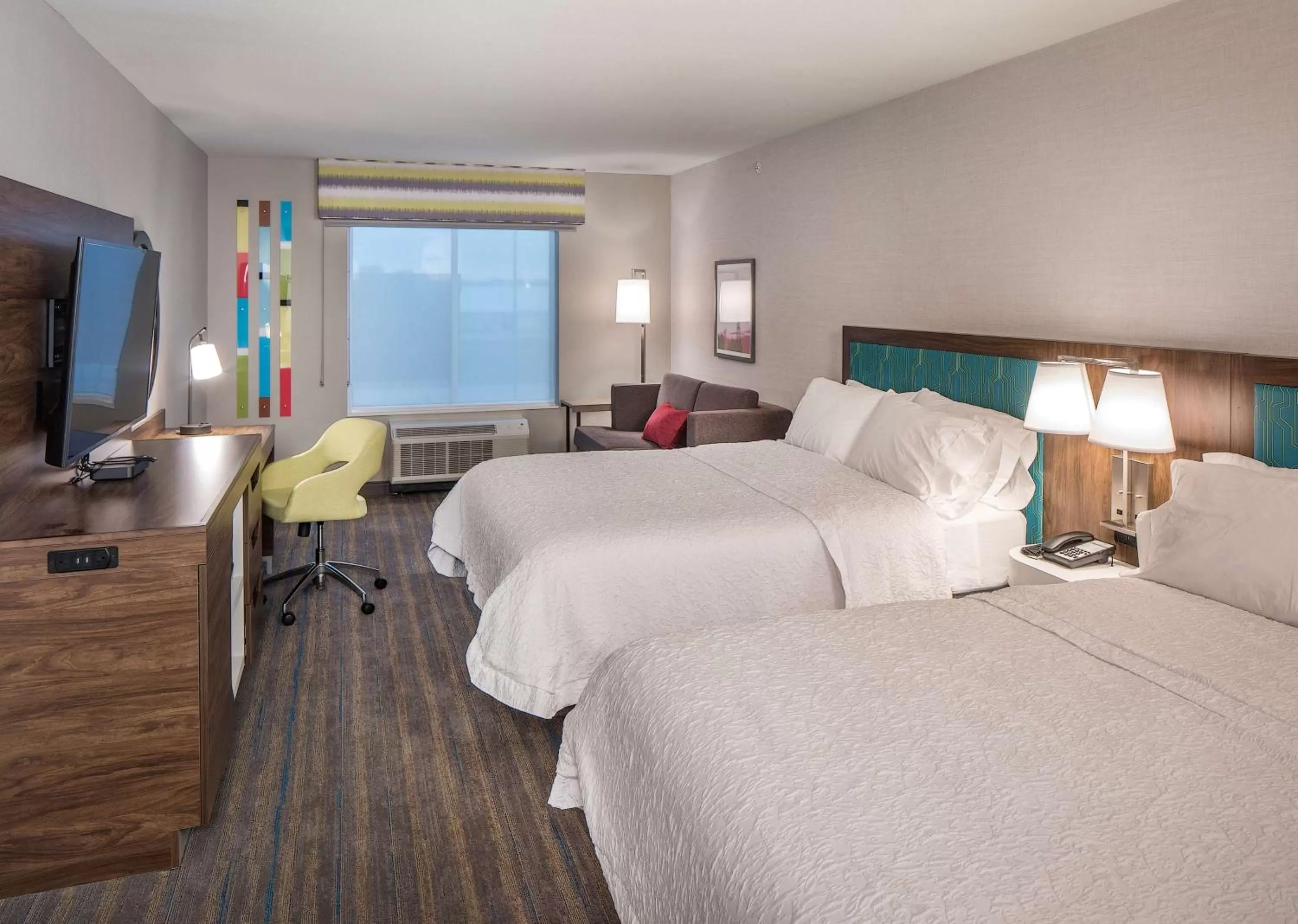 Bedroom, Bed in Hampton Inn Hastings