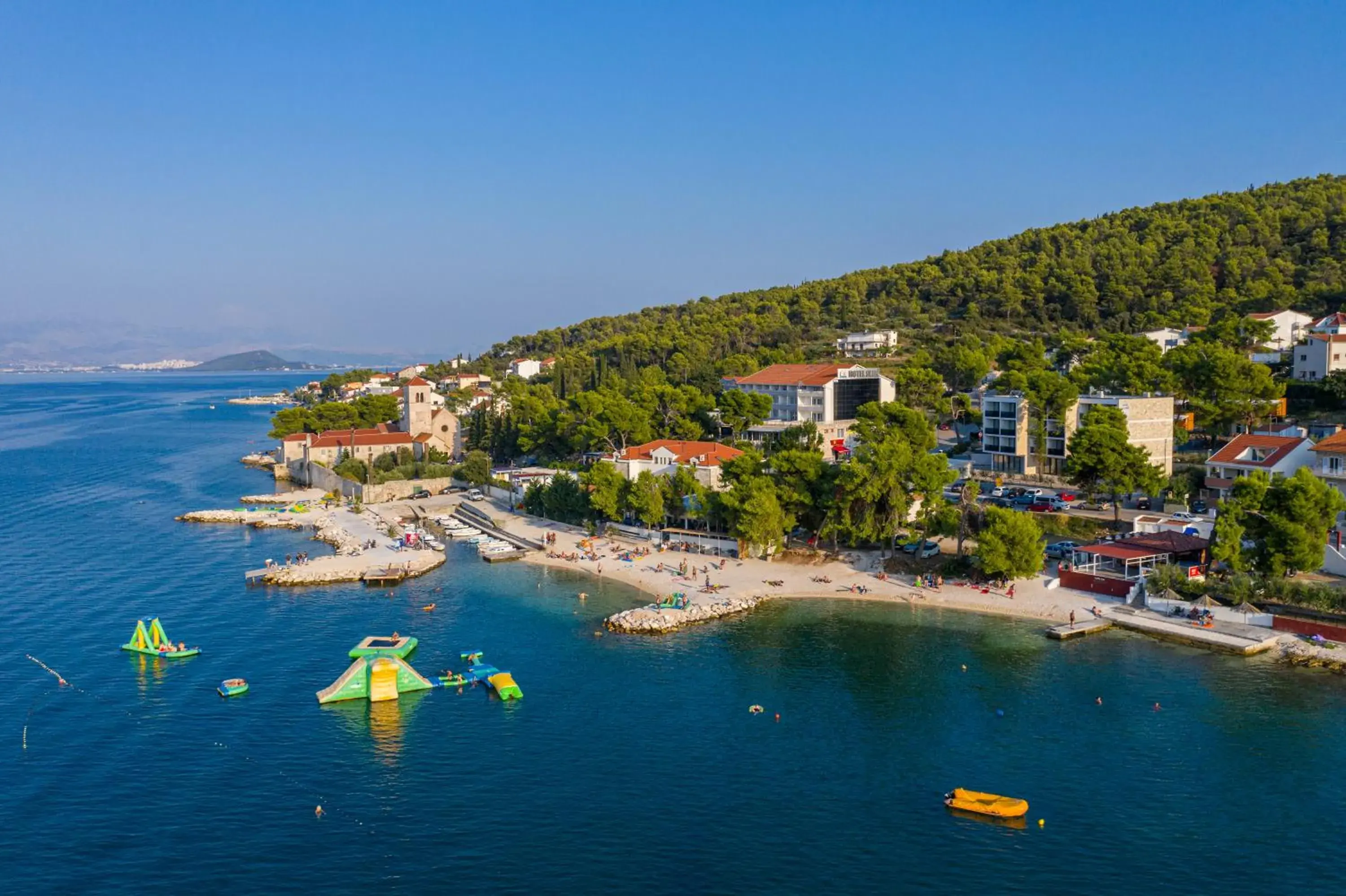 Beach, Bird's-eye View in Hotel Sveti Kriz
