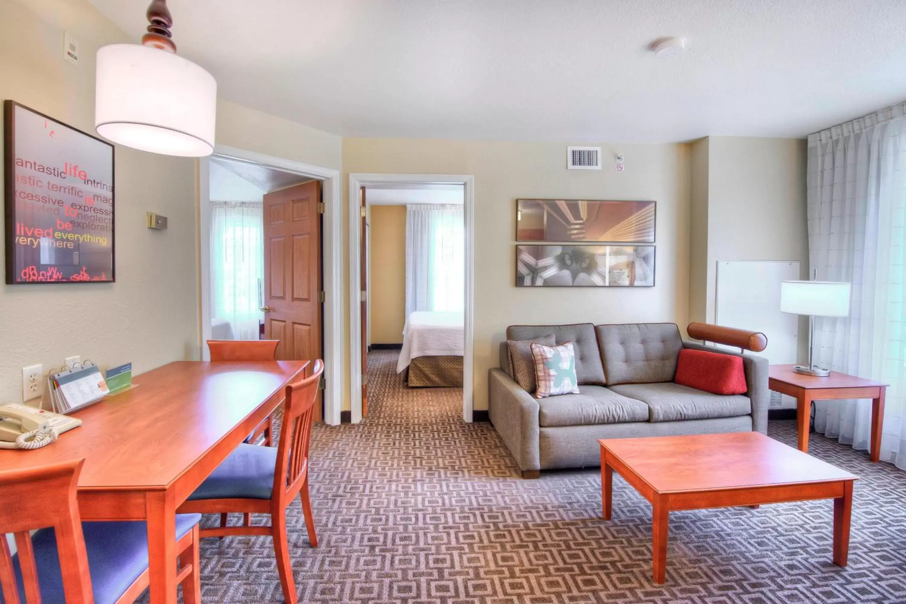 Living room, Seating Area in TownePlace Suites Raleigh Cary/Weston Parkway