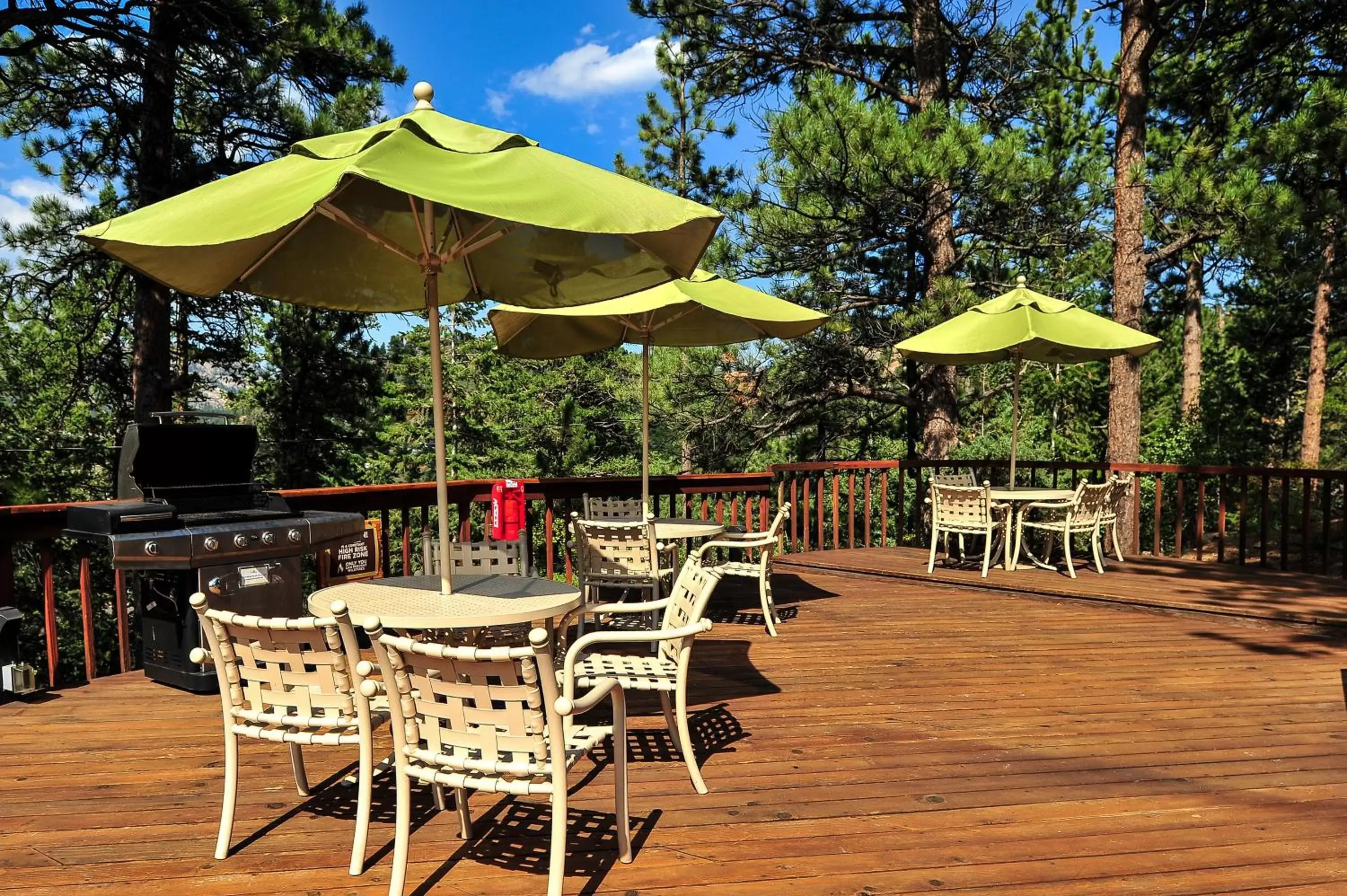 Patio in The Historic Crag's Lodge