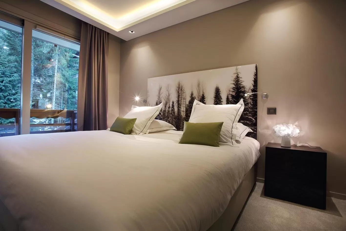 Bed in Hotel Le Tremplin