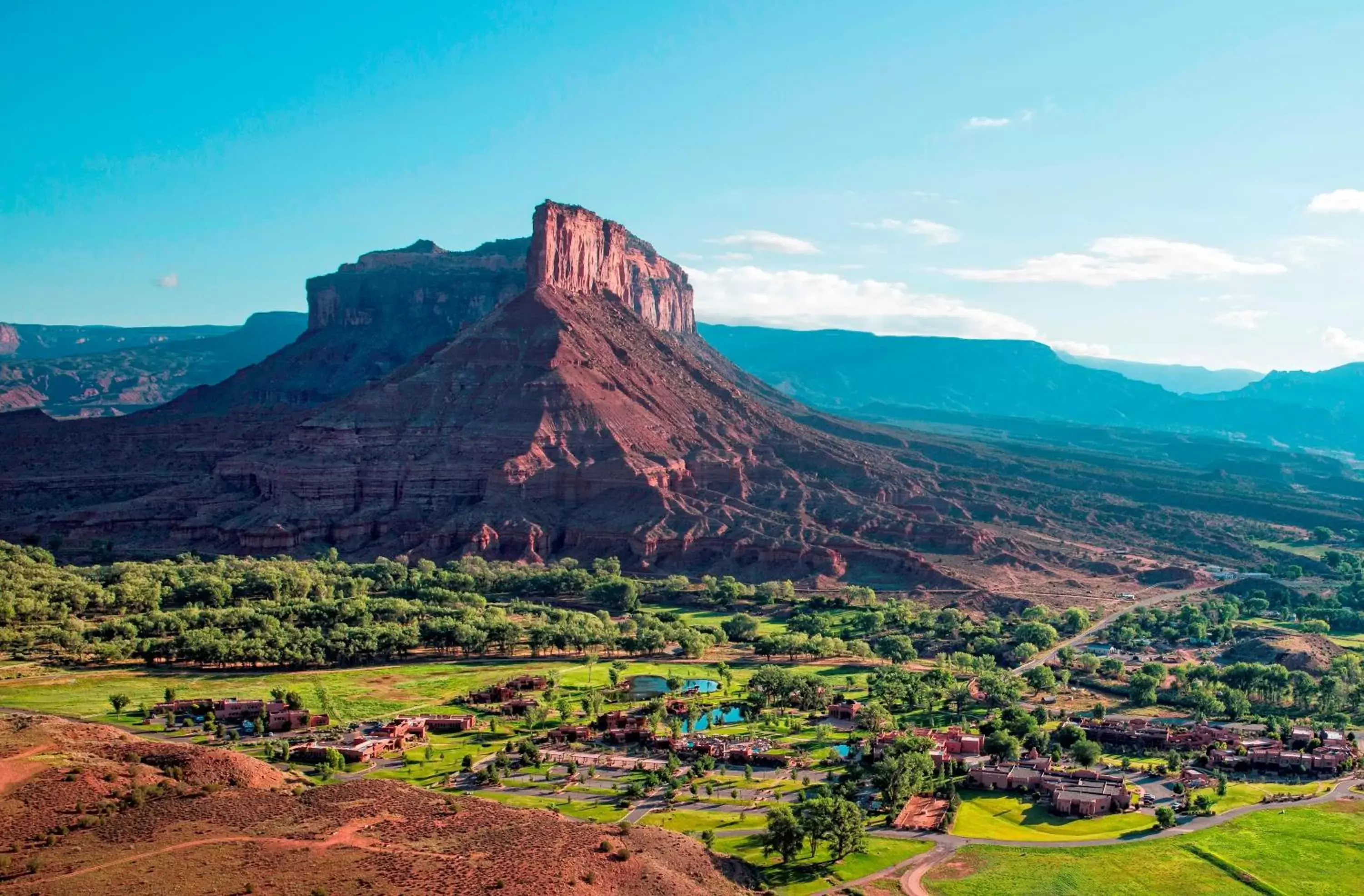 Bird's eye view, Natural Landscape in Gateway Canyons Resort, a Noble House Resort