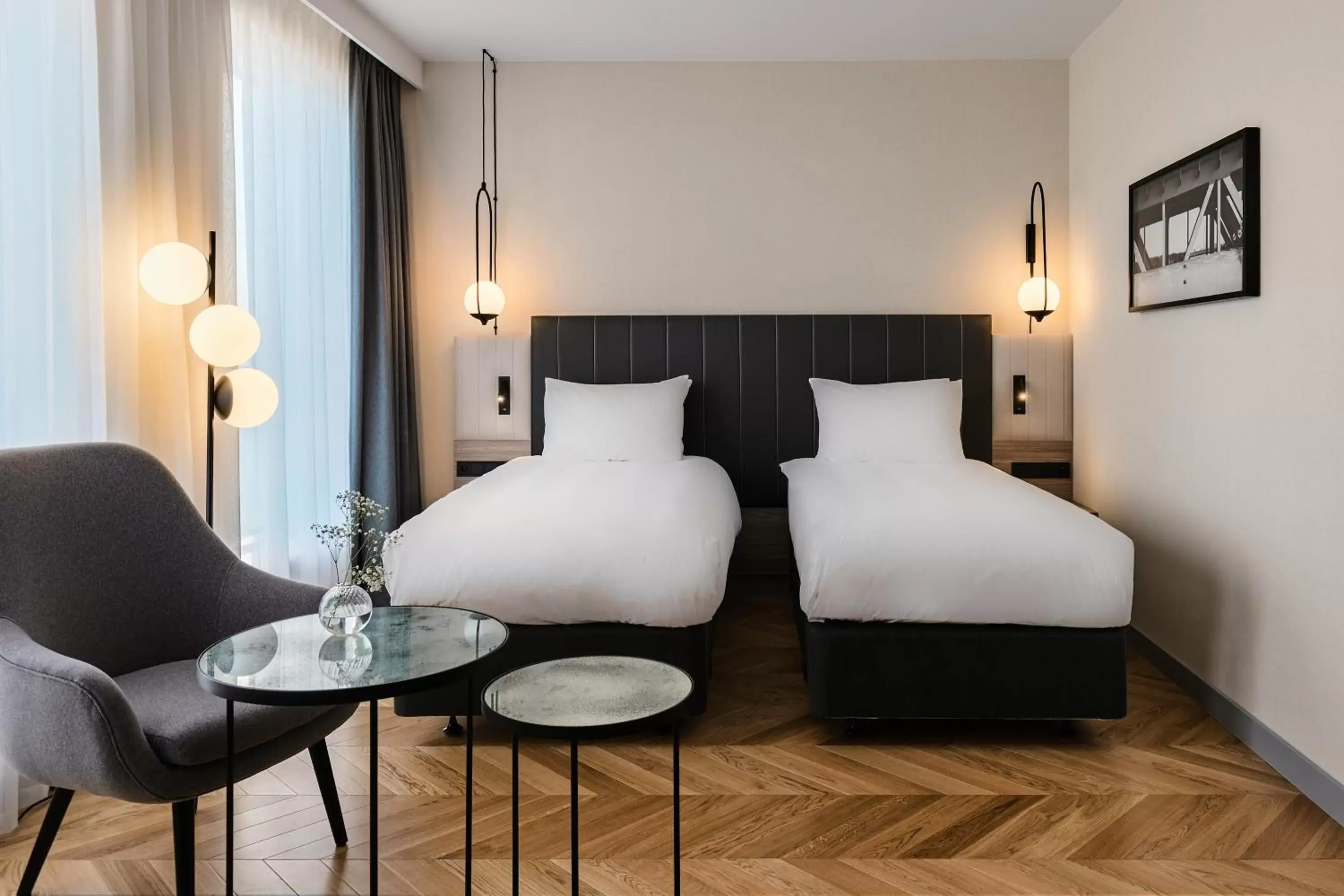 Bed in Crowne Plaza - Warsaw - The HUB, an IHG Hotel